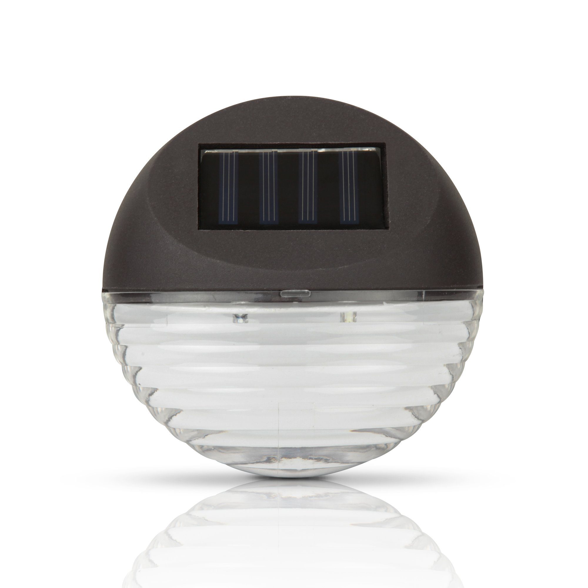 Bestlivings LED Solarleuchte SLZ-04572, LED fest integriert, Kaltweiß, D Strahler 11cm Ø für Außen, mit 2 LEDs, energiesparende Wandleuchte