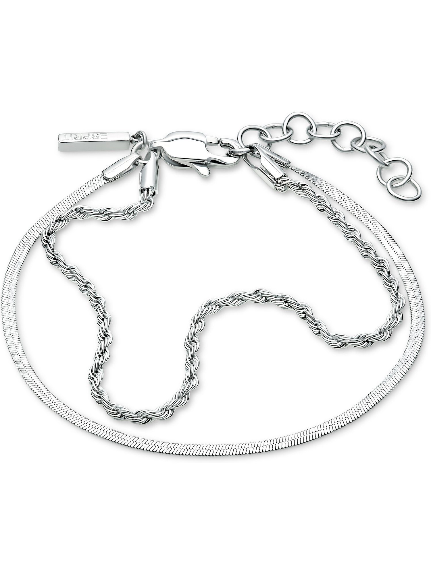 Esprit Edelstahlarmband ESPRIT Damen-Armband Edelstahl, Modern