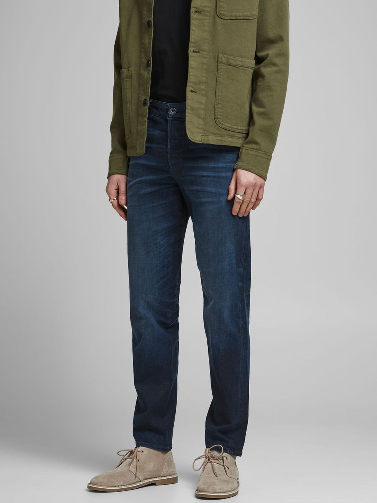 Jack & Jones Regular-fit-Jeans (1-tlg) JJIMIKE JJRON JOS 350 SN günstig online kaufen