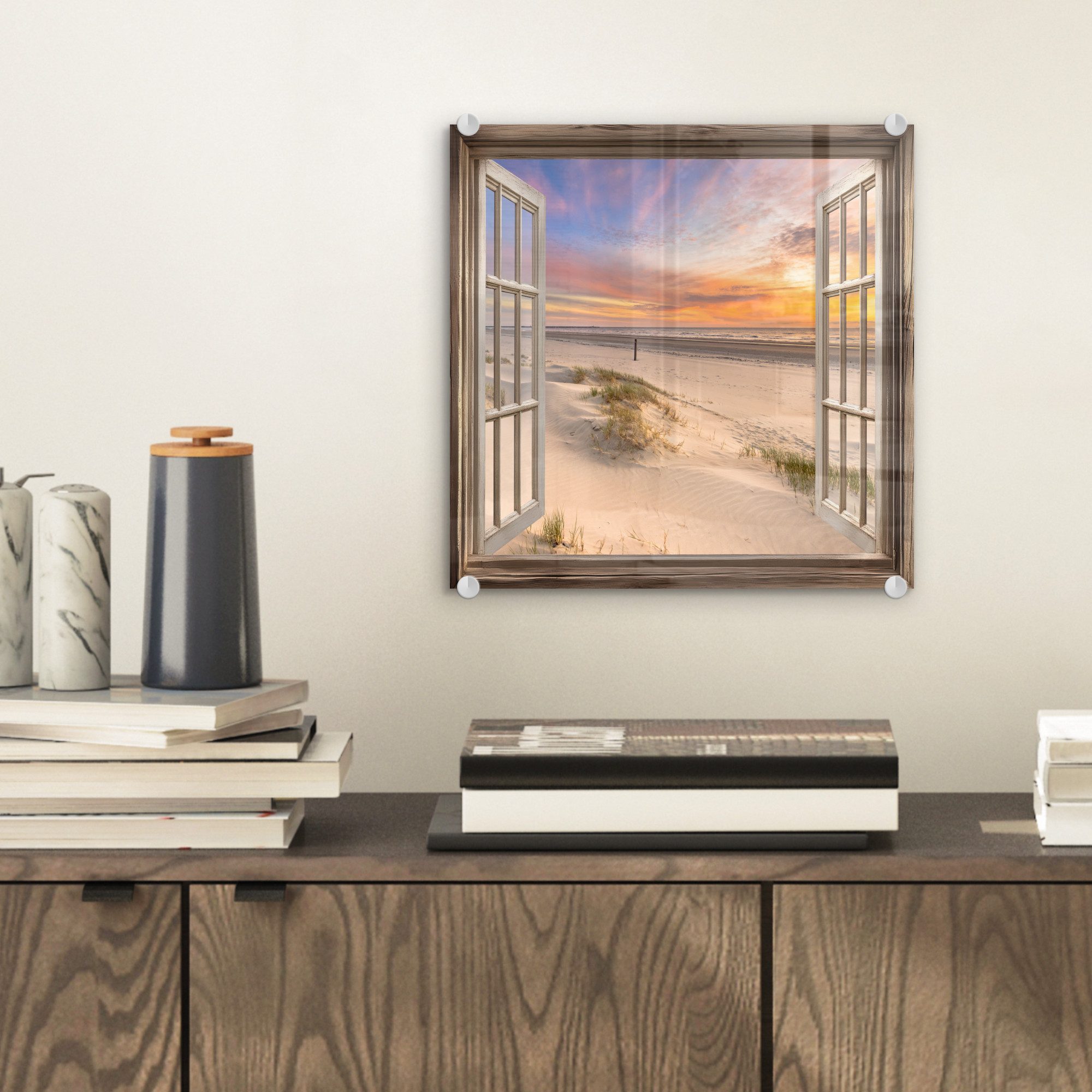 MuchoWow Acrylglasbild Aussicht - Strand - günstig online kaufen