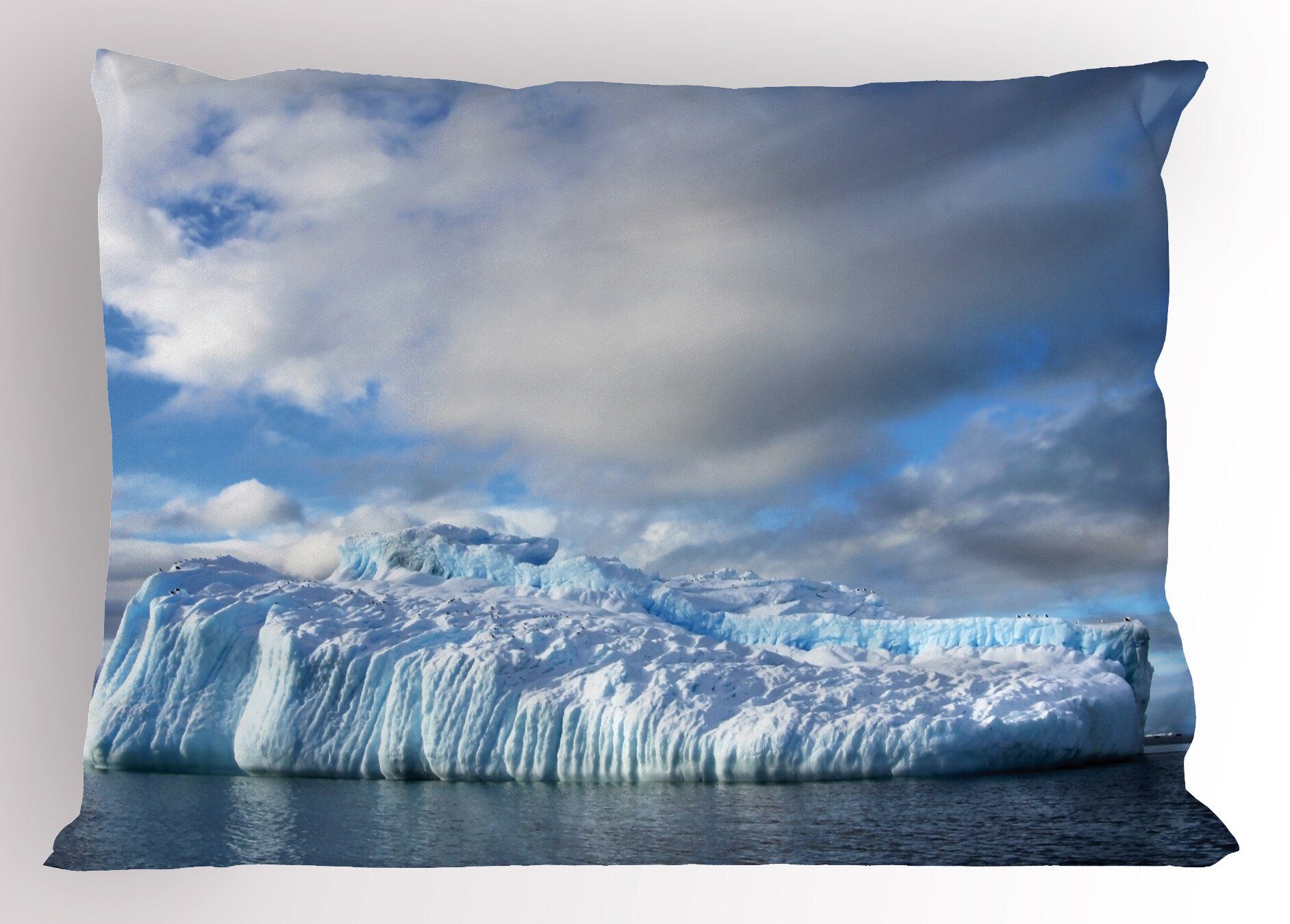 Kopfkissenbezug, Glacier Abakuhaus Island Antarktische Standard (1 Size Dekorativer Kissenbezüge Halbinsel Gedruckter Stück),
