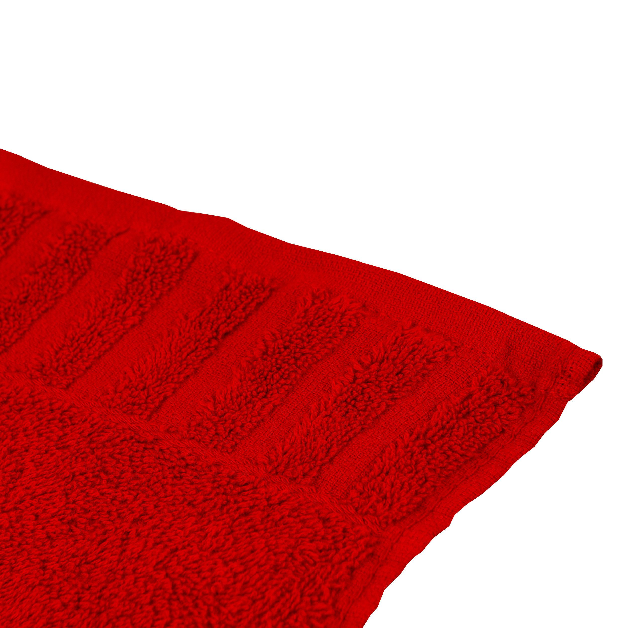 Casa Colori Gästehandtuch Uni, Frottier (1-St), Hohe Farbbrillanz, Einfache günstig online kaufen