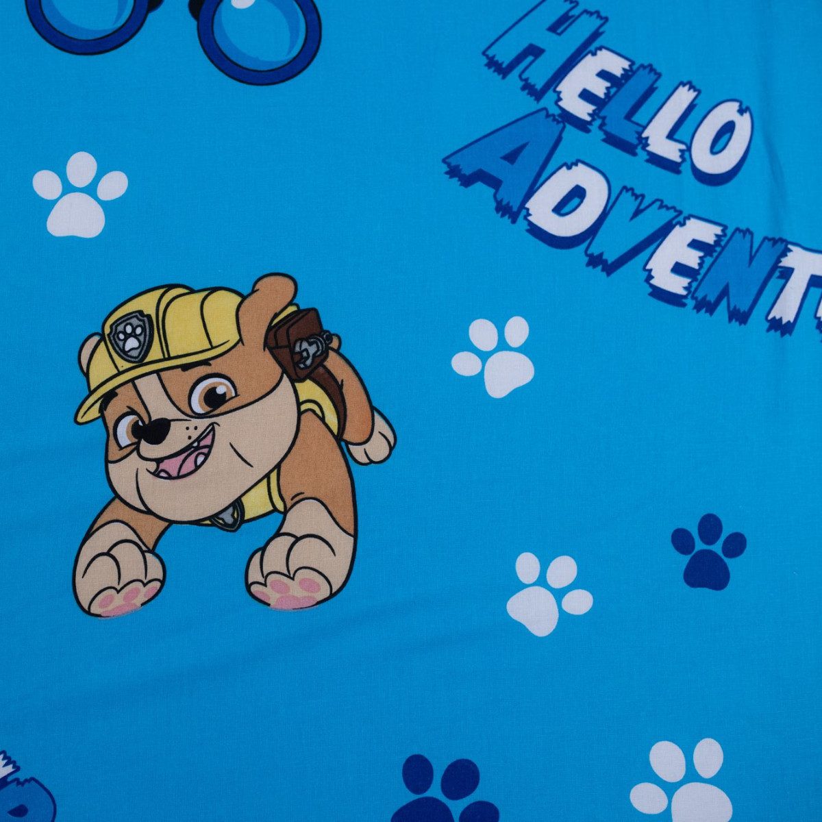 Jerry Fabrics Spannbettlaken Paw Patrol 100 % Baumwolle für Matratzen 90×200 cm, Baumwolle