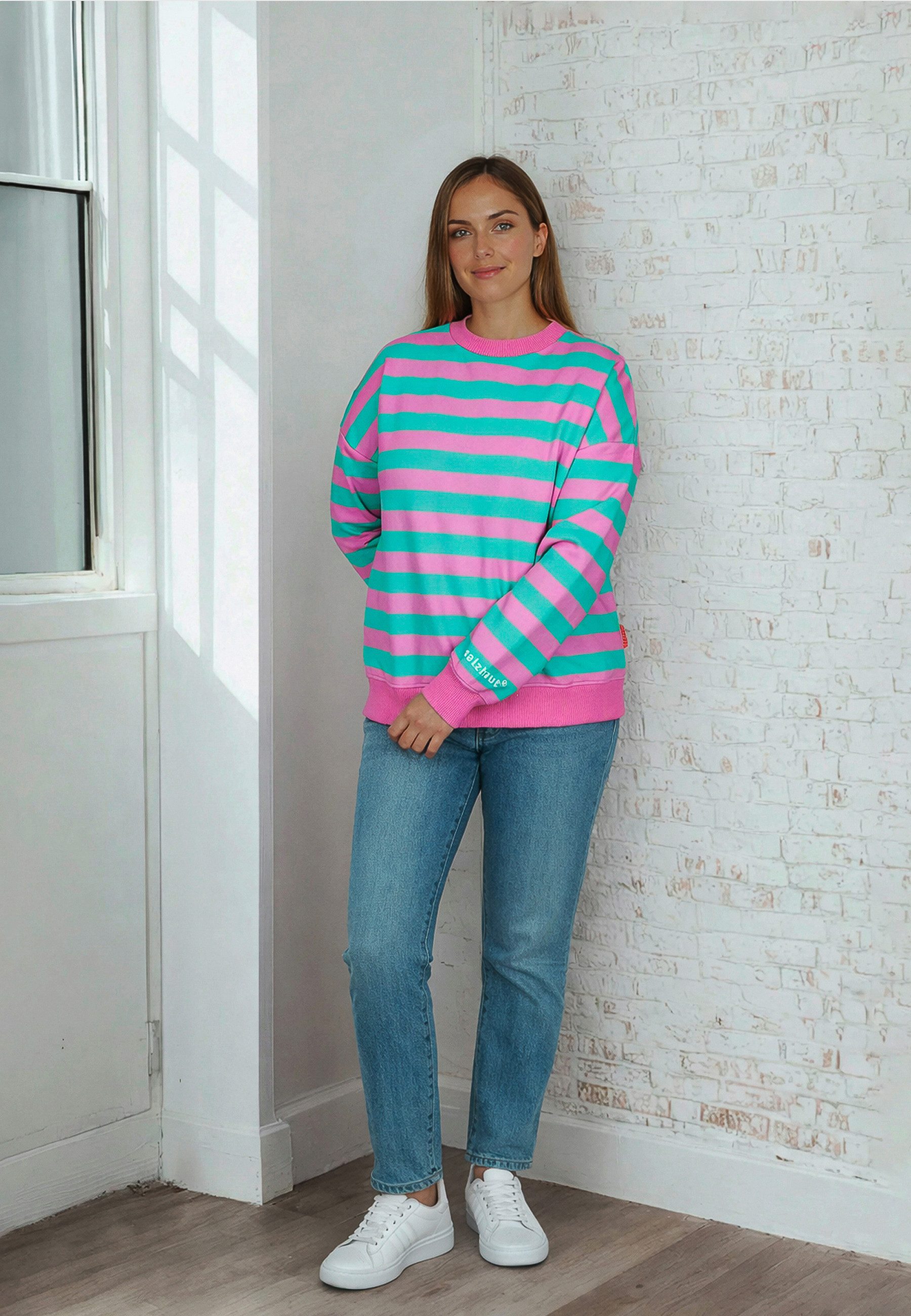 salzhaut Longpullover ARFEN Damen Relaxed-Fit salzhaut – nordisch frisch, lässig und frech für jeden Tag!