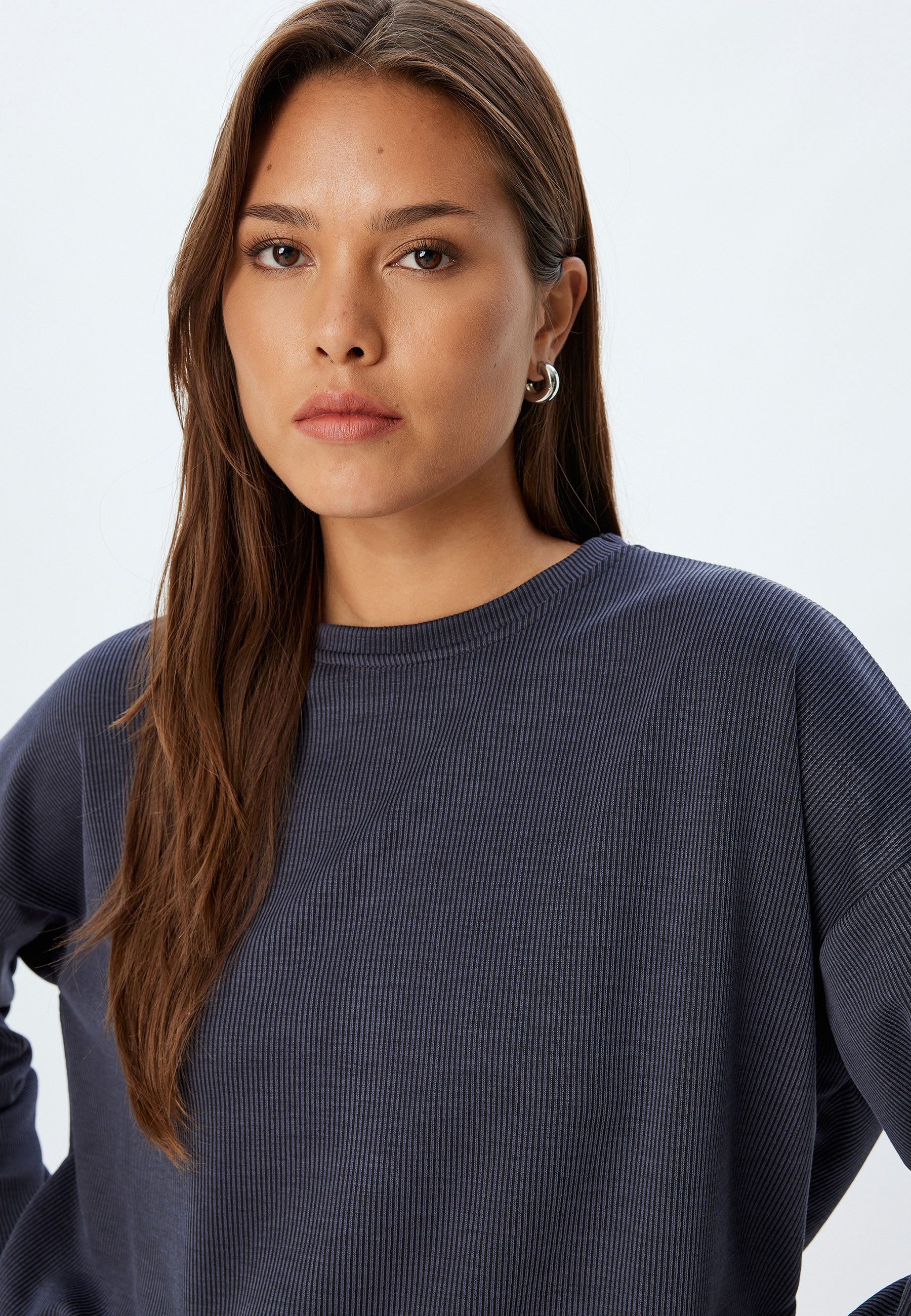 Koton Sweatshirt Rundhalsausschnitt Regular