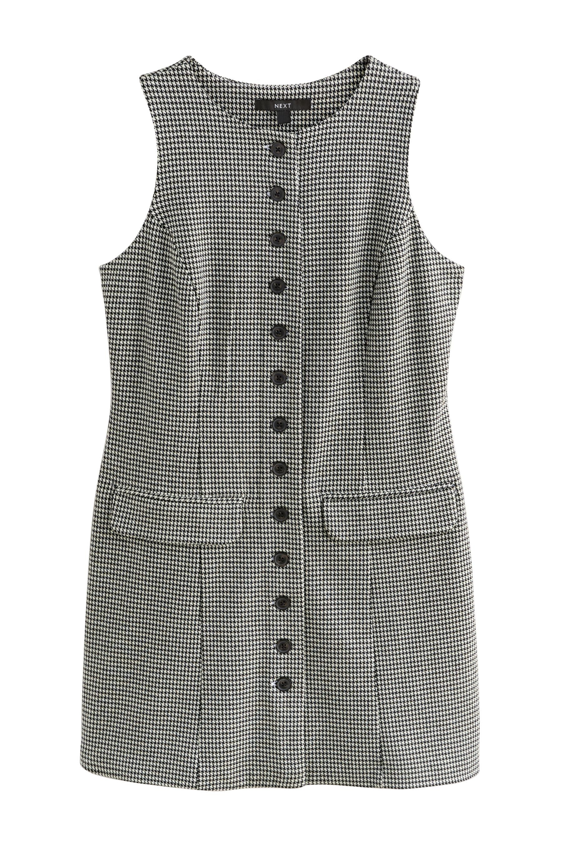 Next Jerseykleid Ärmelloses, geknöpftes Schürzenkleid (1-tlg) günstig online kaufen