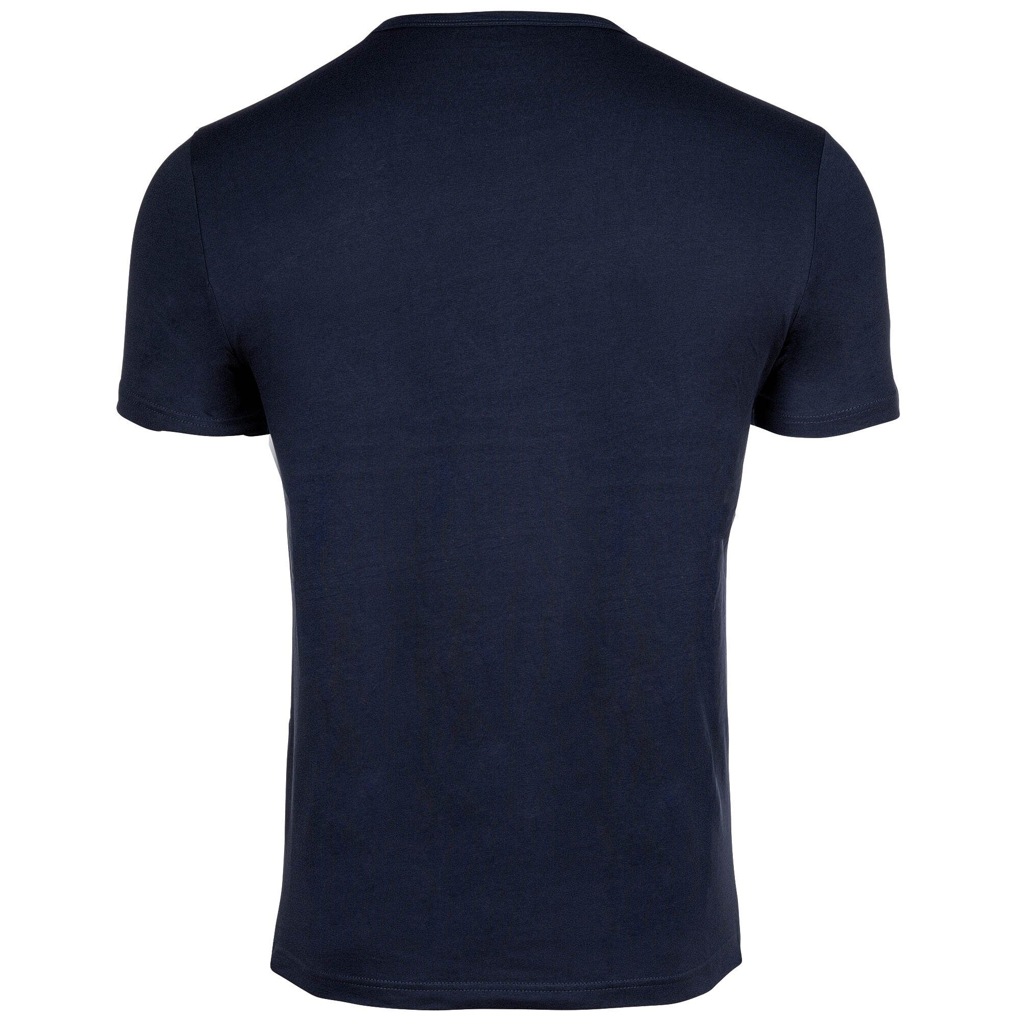 Pack Armani - T-Shirt COTTON, PURE Kurzarm Blau Herren T-Shirt, 2er Emporio