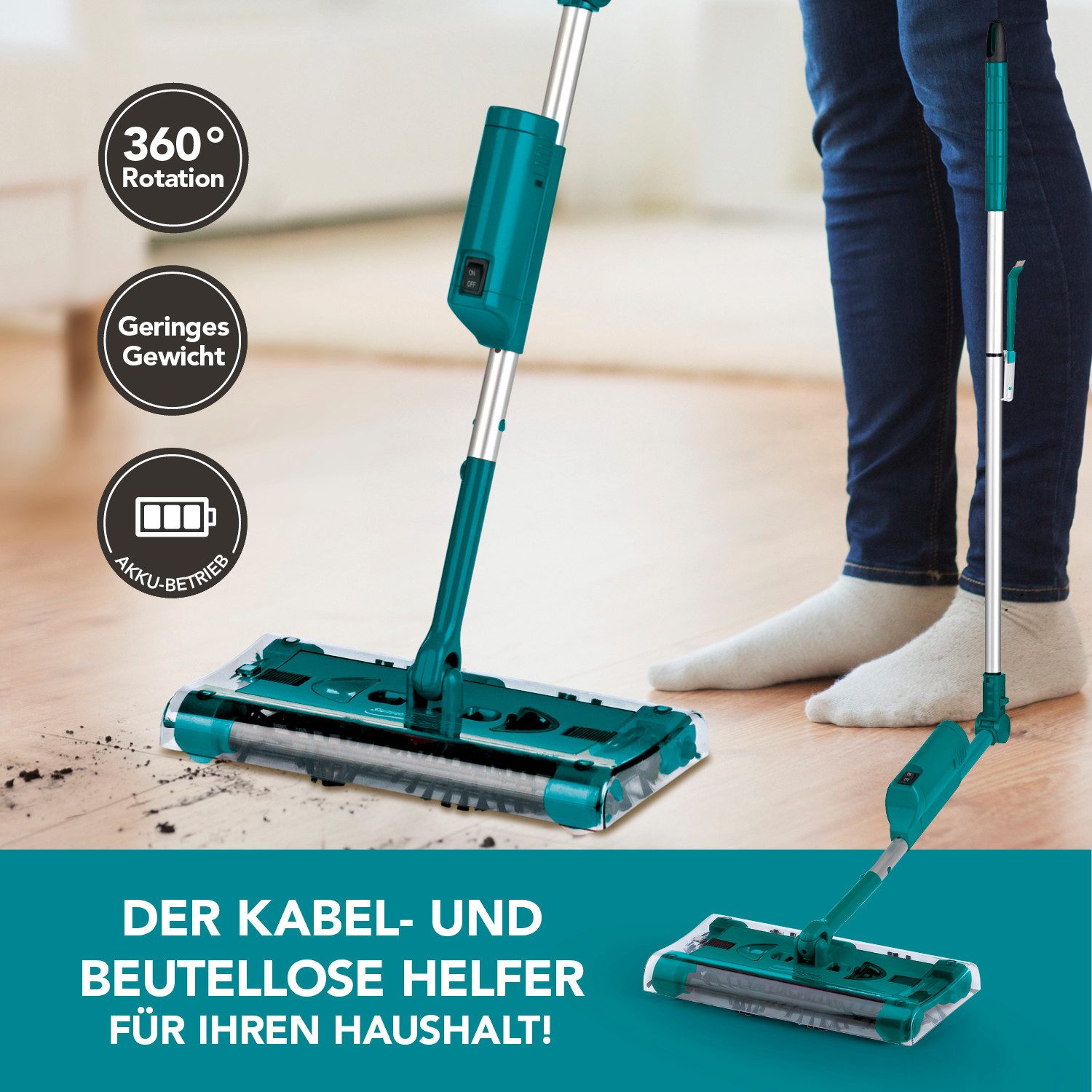 Swivel Sweeper Akkubesen G2 - kabellos günstig online kaufen