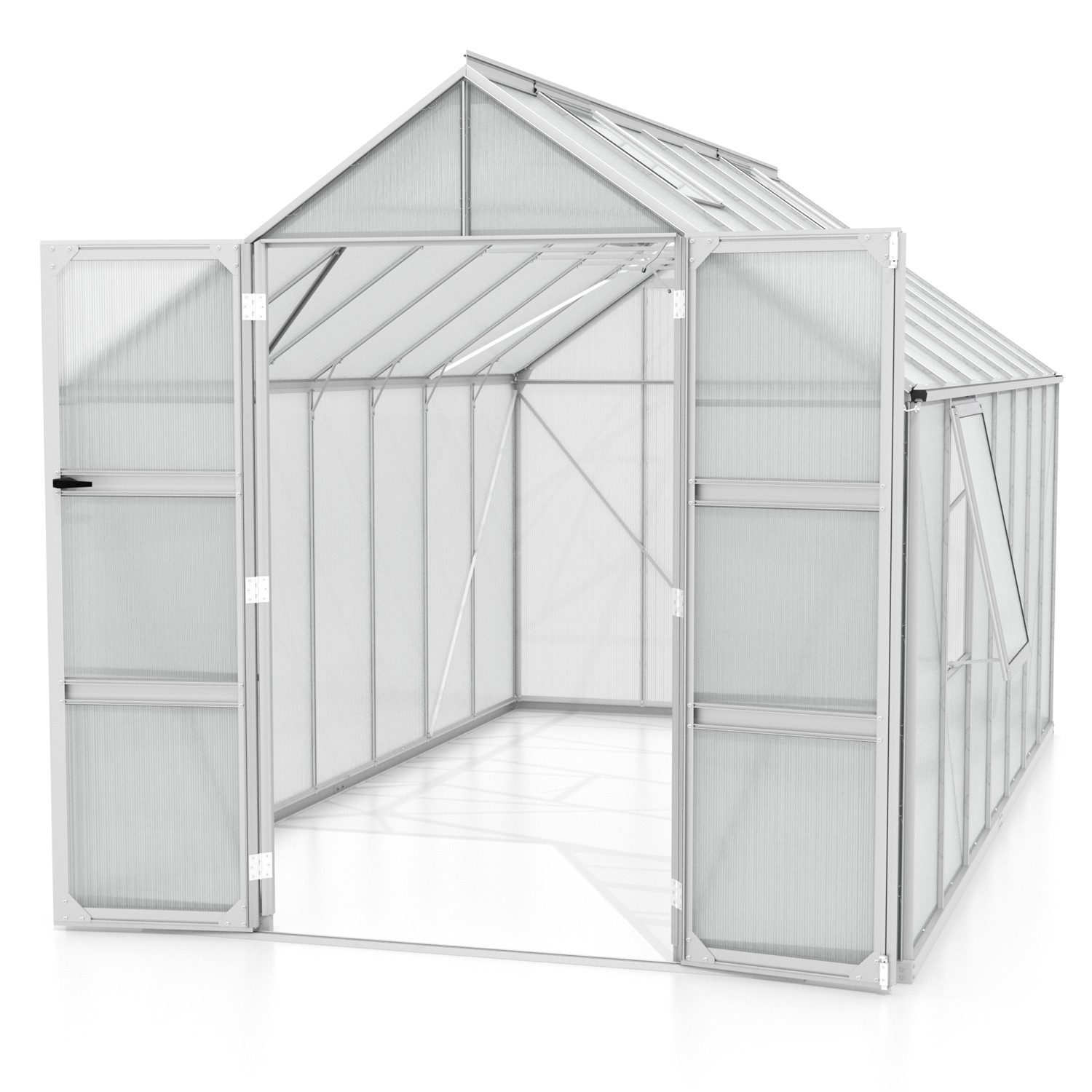 Vitavia Gewächshaus Olymp 11500, 6,00 mm Wandstärke silberfarben | Rabatt: 29%