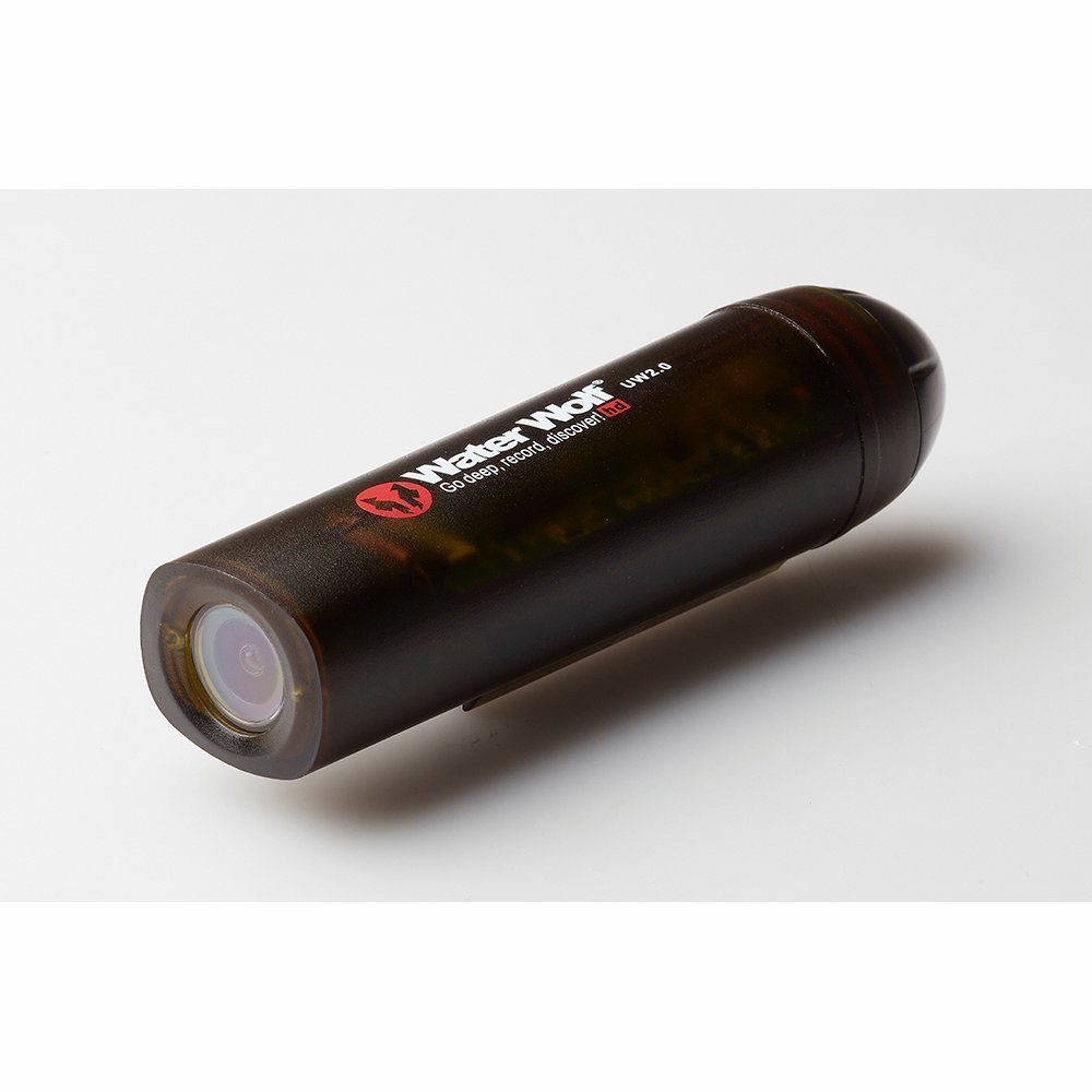 Savage Gear Water Wolf 2.0 1080K Actioncam bis 100m Tiefe Angeln Unterwasserkamera Unterwasser-Camcorder (Full HD, Lieferumfang: 1 Unterwasserkamera, Ladekabel & Zubehör zur Montage, Hervorragende Leistung bei schlechten Lichtverhältnissen)