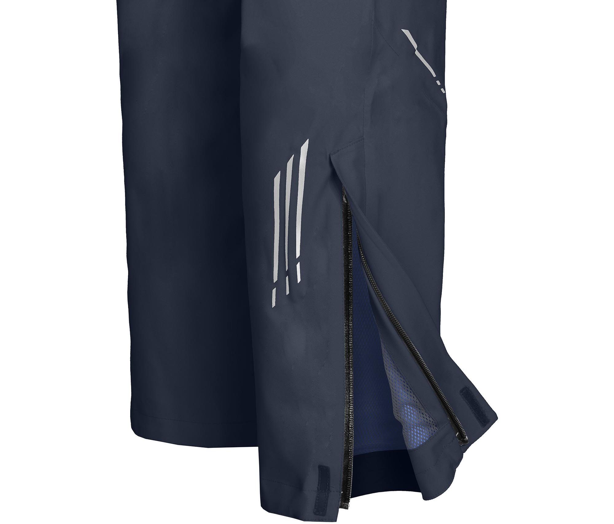 Bergson Regenhose SEETH recycelt, navy Wassersäule, blau mm Langgrößen, Netzfutter, Herren Regenhose, (Über) 20000