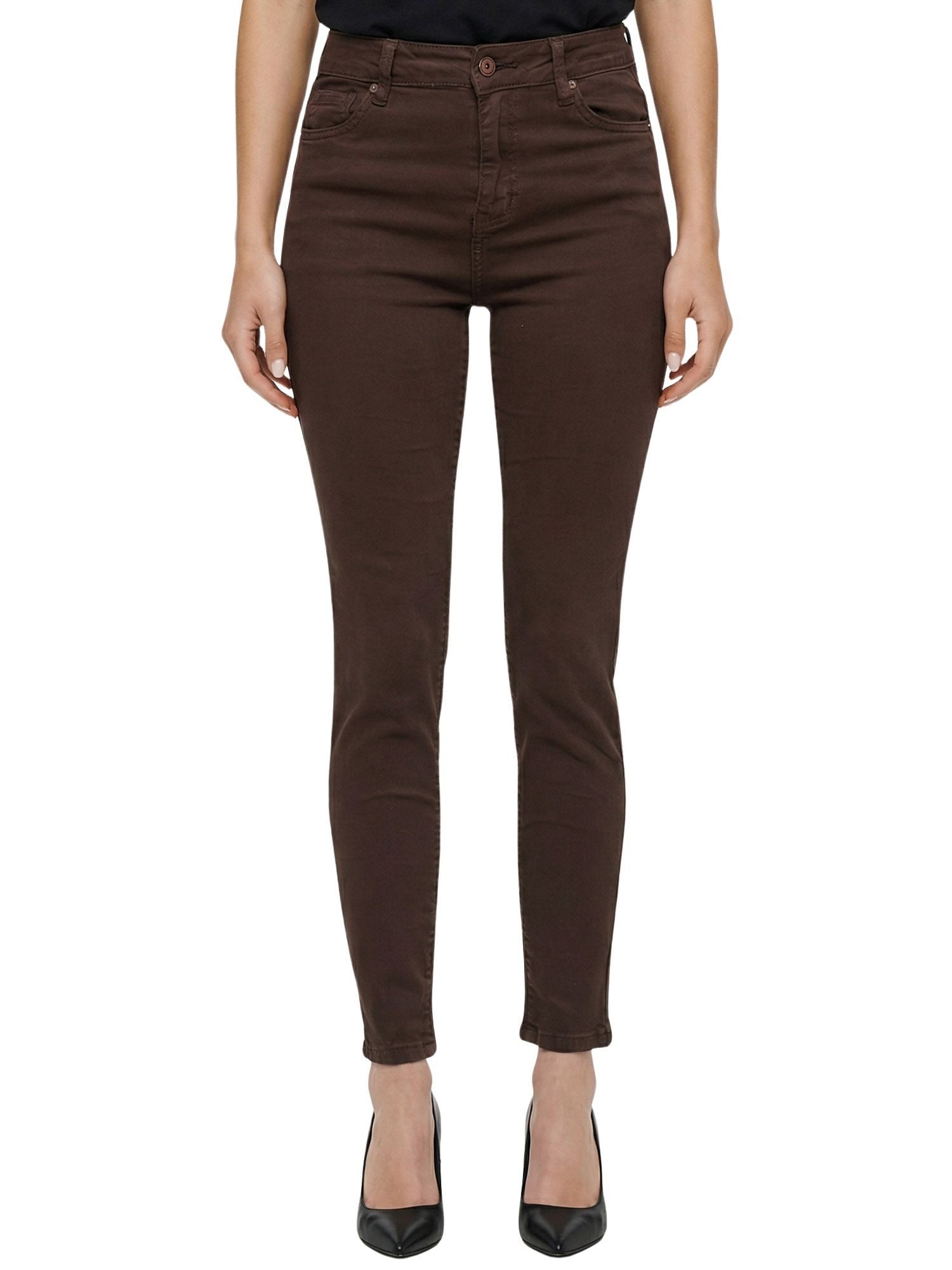 Tazzio High-waist-Jeans F138 Damen Skinny Fit Jeanshose