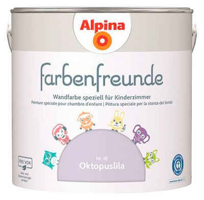 Alpina Wandfarbe »Farbenfreunde Nr. 18 Oktopuslila«, matt, 2,5 Liter