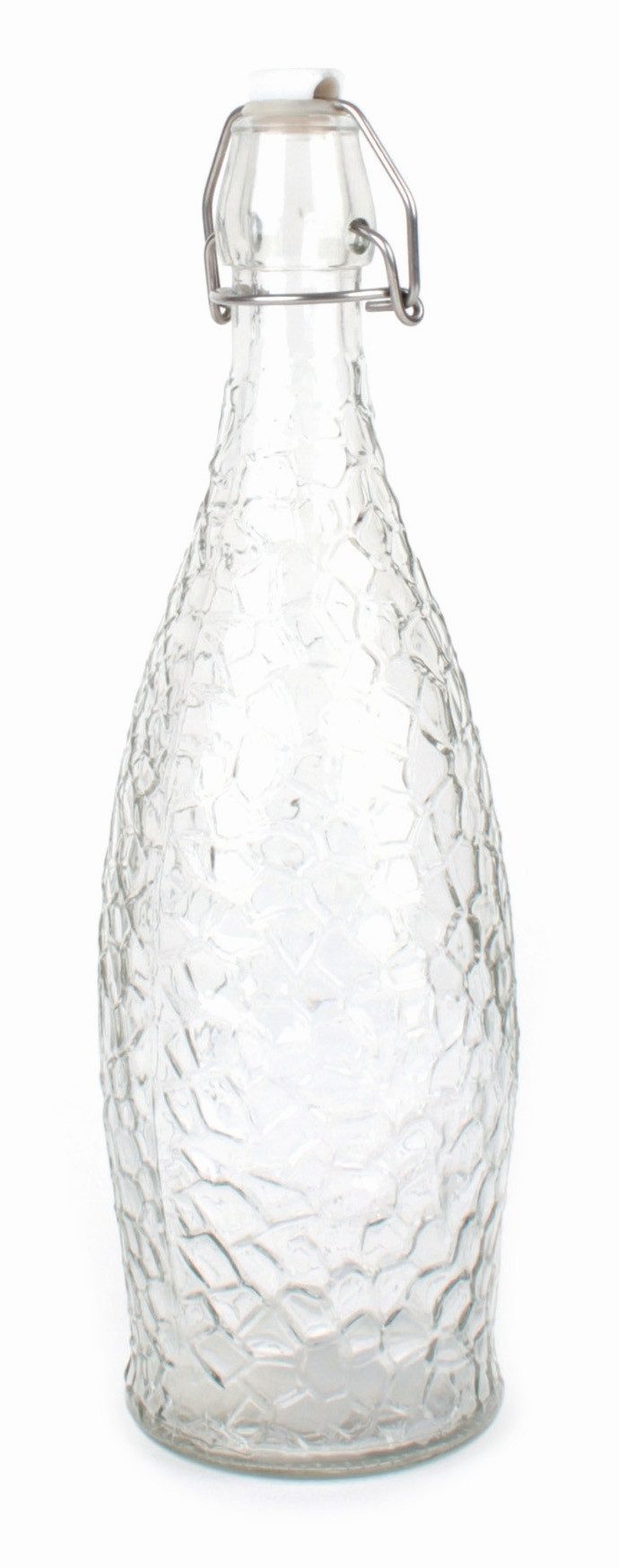 El Puente Trinkflasche Glasflasche mit Bügelverschluss, Handmade, Handmade