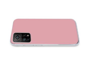 MuchoWow Handyhülle Rosa - Farben - Innenraum - Einfarbig - Farbe, Phone Case, Handyhülle Xiaomi Mi 10T, Silikon, Schutzhülle