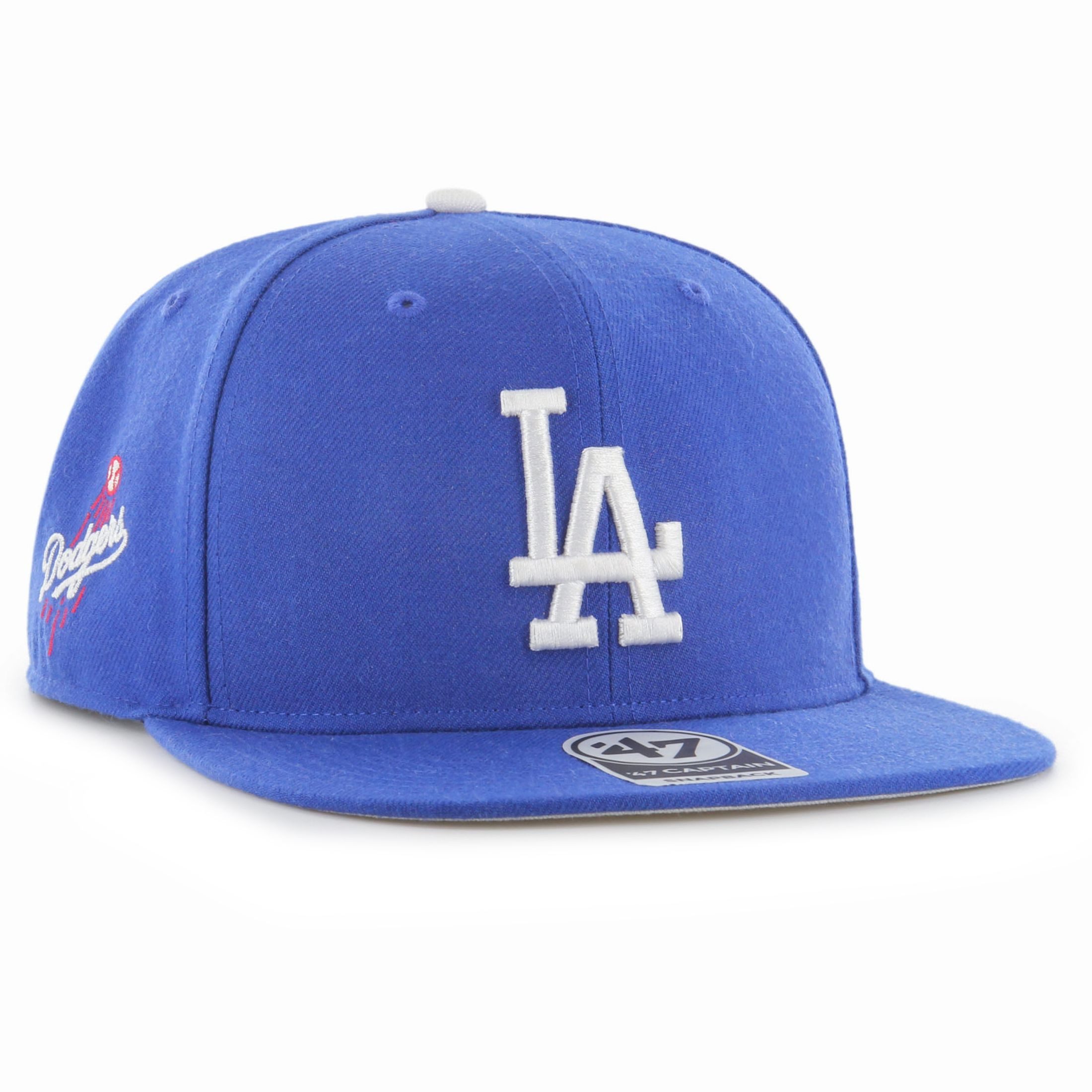 Snapback Cap Deep Profile ZONE SCRIPT Los Angeles Dodgers