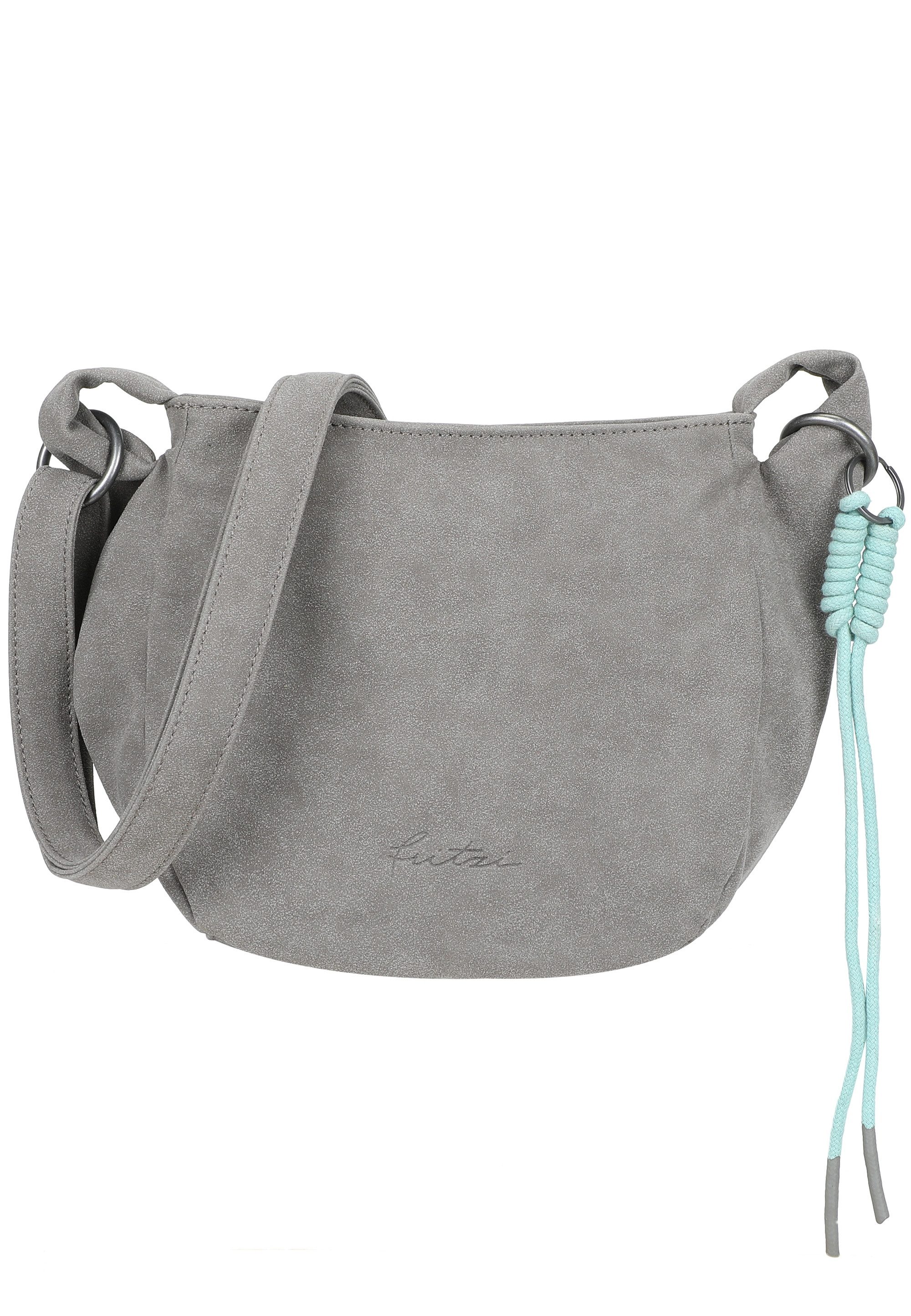 Fritzi aus Preußen Schultertasche Sue02 Suede Jacky Soft Dark Anthra, mit m günstig online kaufen