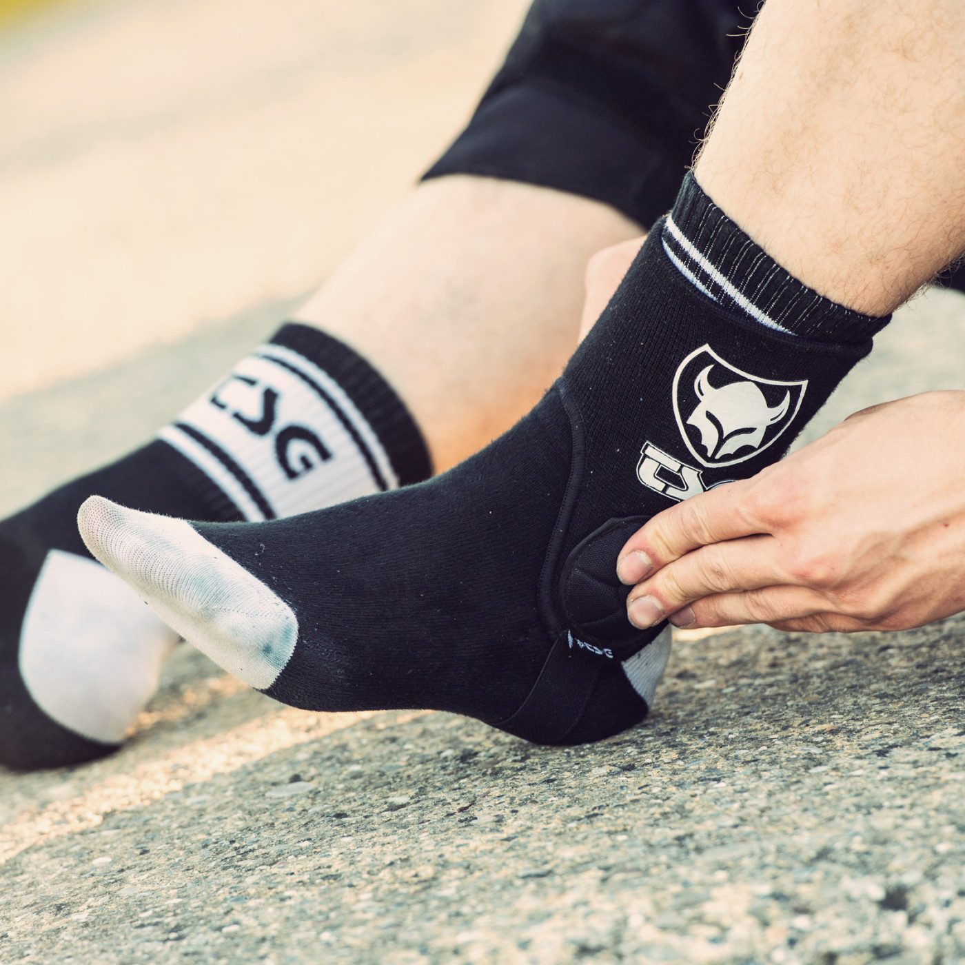 TSG Fußschutz Single Ankle Guard Cam II, Knöchelschutz
