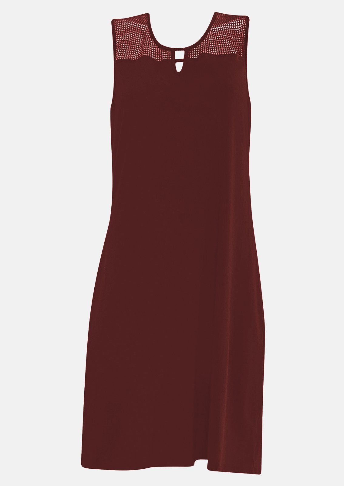 (1-tlg) dunkelrot Sunflair Kleid Strandkleid