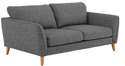 Home affaire 3-Sitzer MARSEILLE Sofa 206 cm, mit Massivholzbeinen aus Eiche, verschiedene Bezüge und Farbvarianten