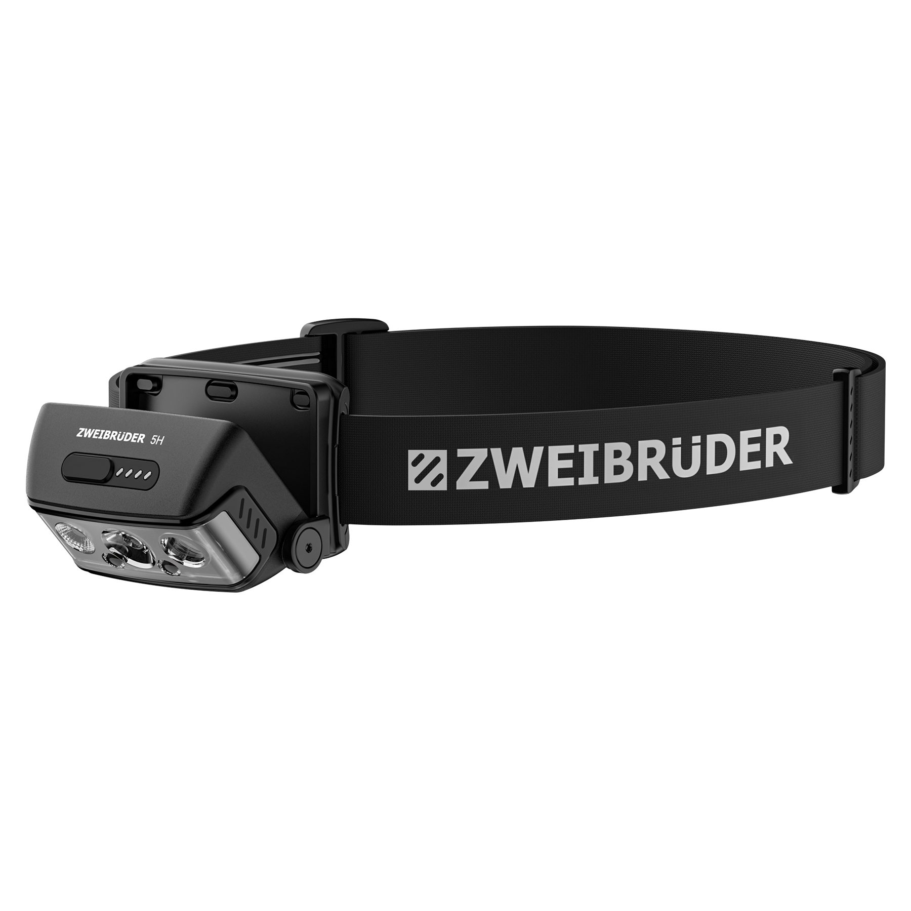 Zweibrüder LED Stirnlampe ZB5H, Focus-Function aufladbar / USB-C Aluminium Housing Rotlicht