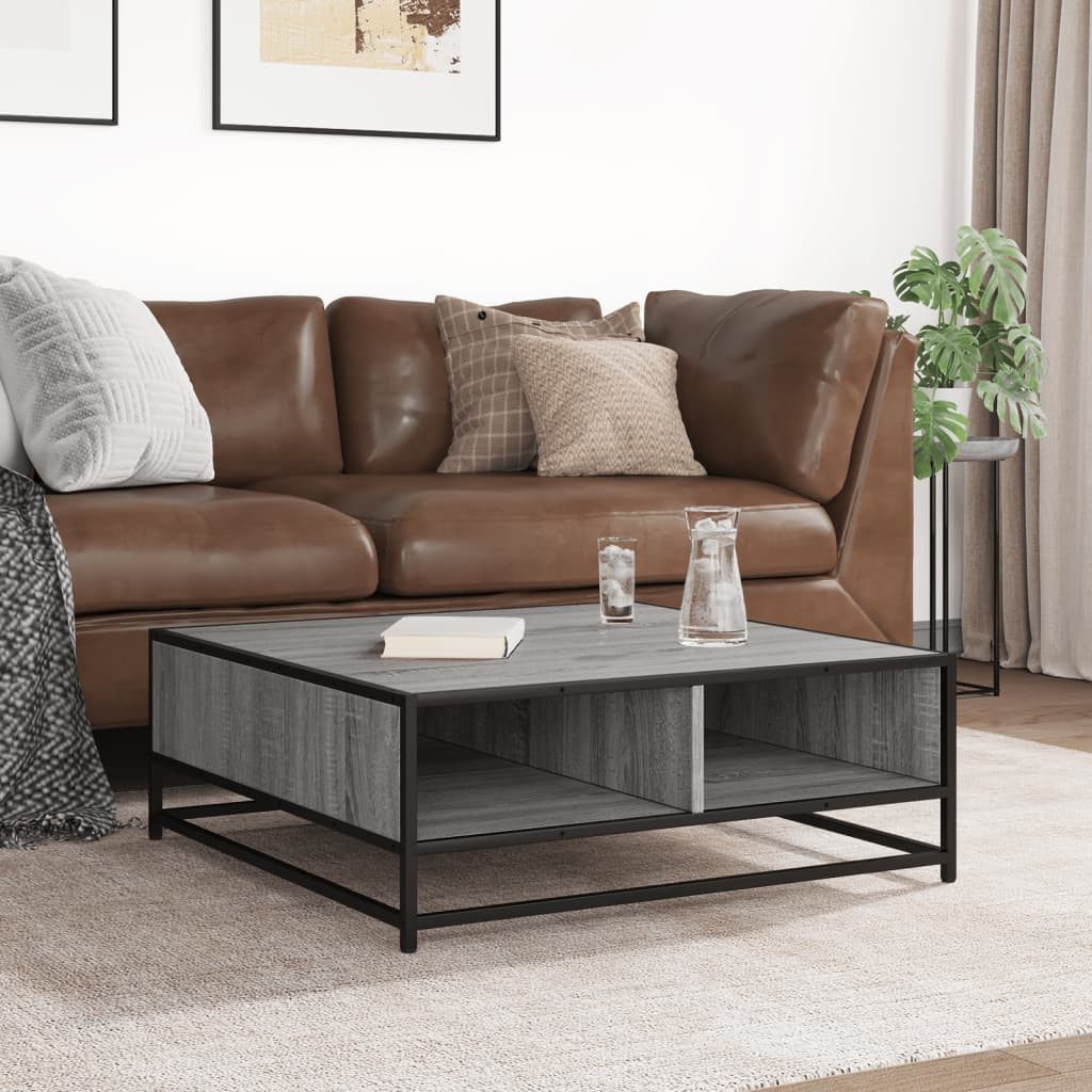 vidaXL Couchtisch Couchtisch Grau Sonoma 80x80x30 günstig online kaufen