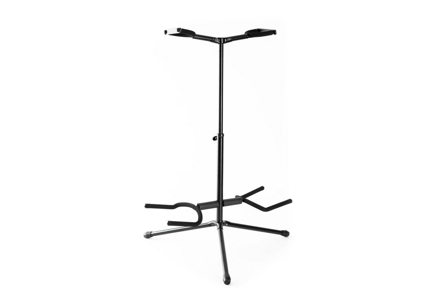 MUSIC STORE Gitarrenständer, (Dual Lockable Universal Gitarrenständer Ständer für 2 E-/Westerngitarren, Zubehör, Ständer), Gitarrenständer, Dual Lockable, Universal
