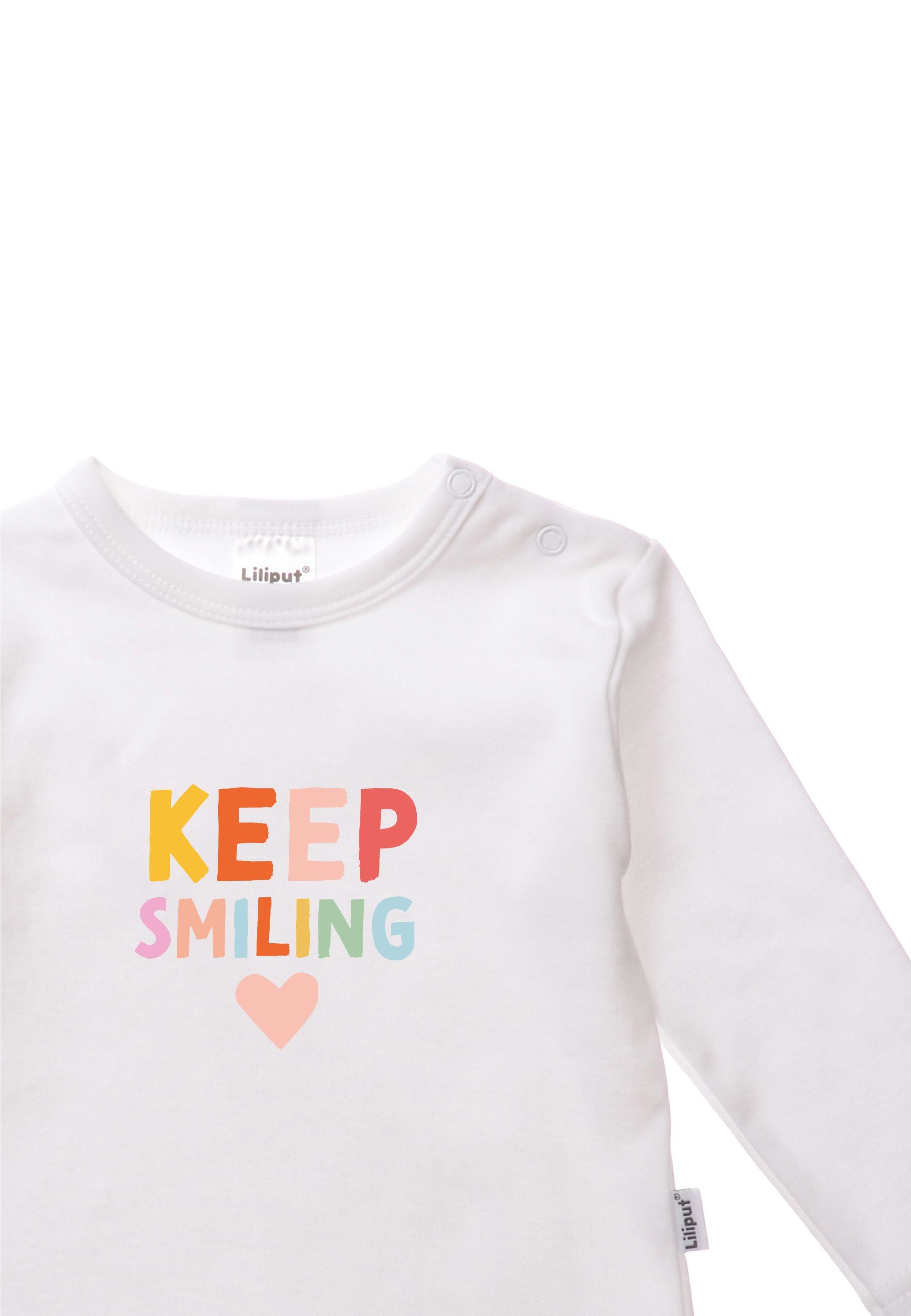 Rundhalsausschnitt Smiling Keep Liliput mit T-Shirt
