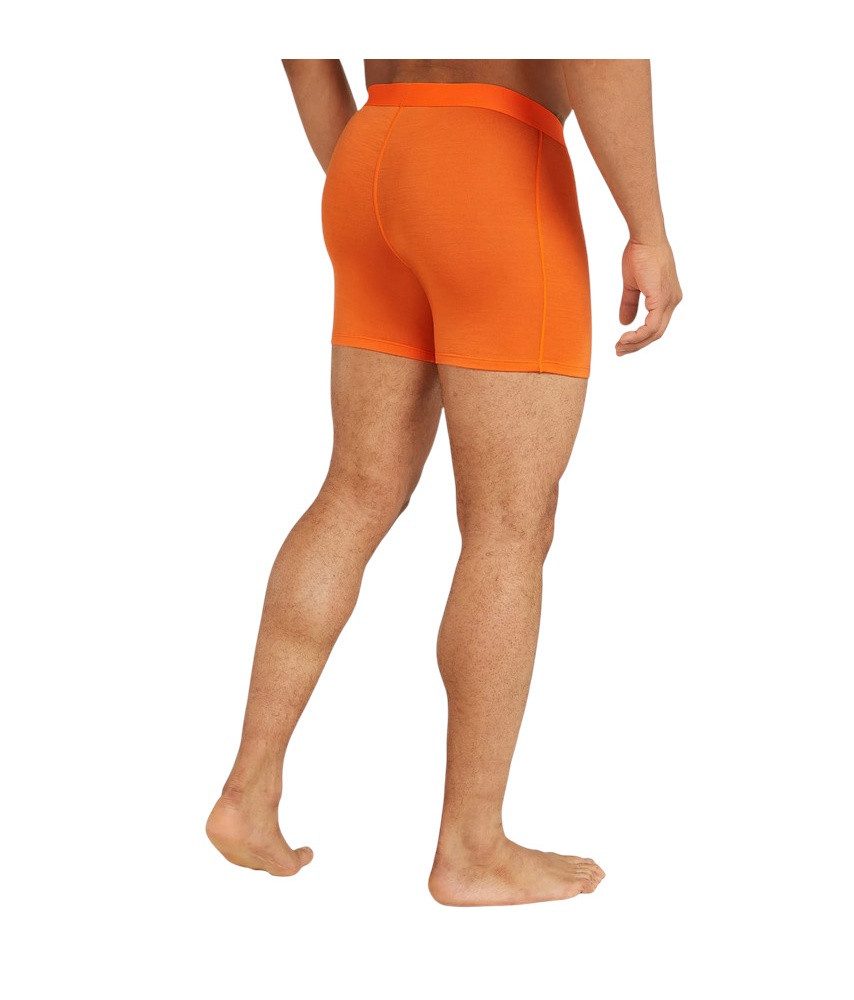 Icebreaker Boxershorts Anatomica (Merinowolle) Unterwäsche Blaze orange Herren