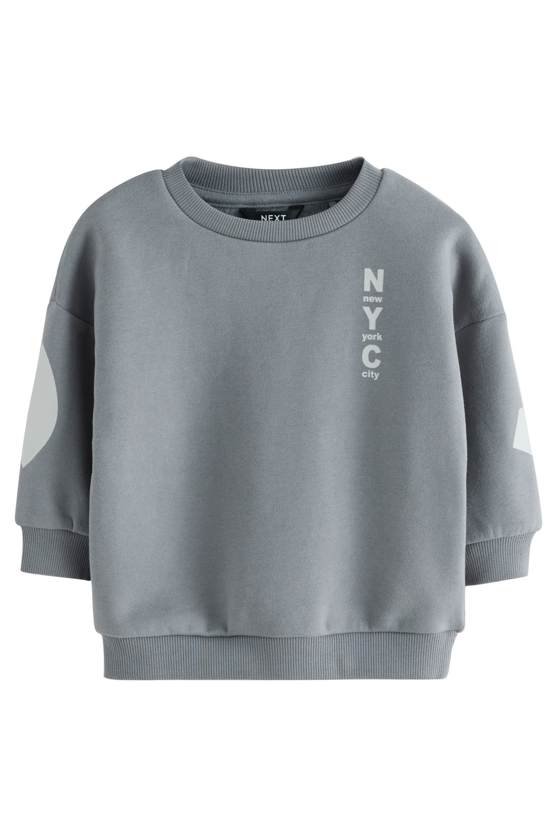 Next Sweater Jersey-Sweatshirt mit Rückenprint (1-tlg) günstig online kaufen