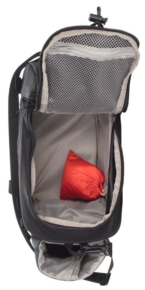 VAUDE Fahrradtasche Silkroad L Sonderedition mit Schirmlogo Snap-IT Halter E-Bike Tasche
