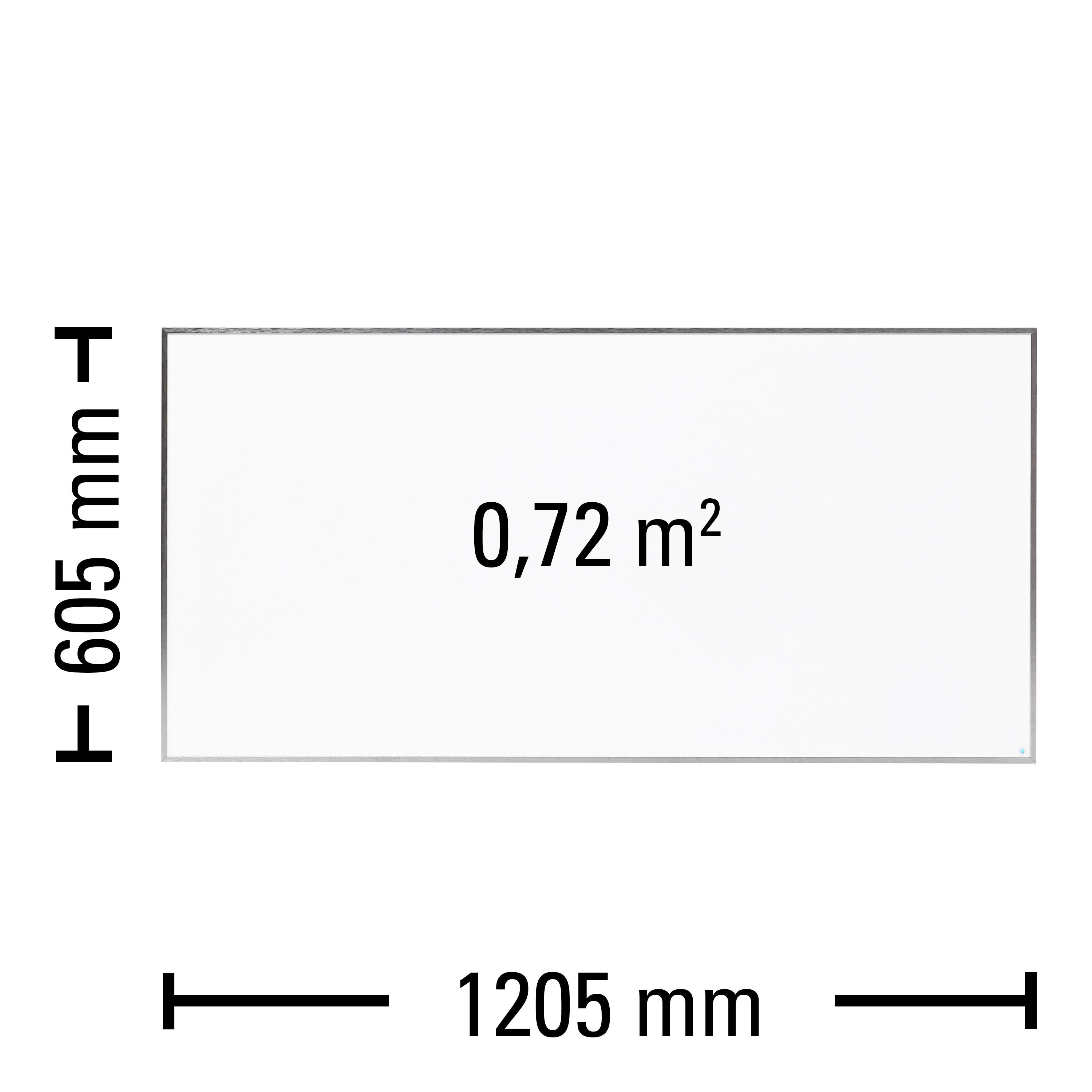 TROTEC Infrarotheizung TROTEC Infrarot-Heizplatte / Infrarotheizung TIH 700 ST mit Thermostat, Effizientes Heizverfahren mit IR-C-Strahlung, Thermostat