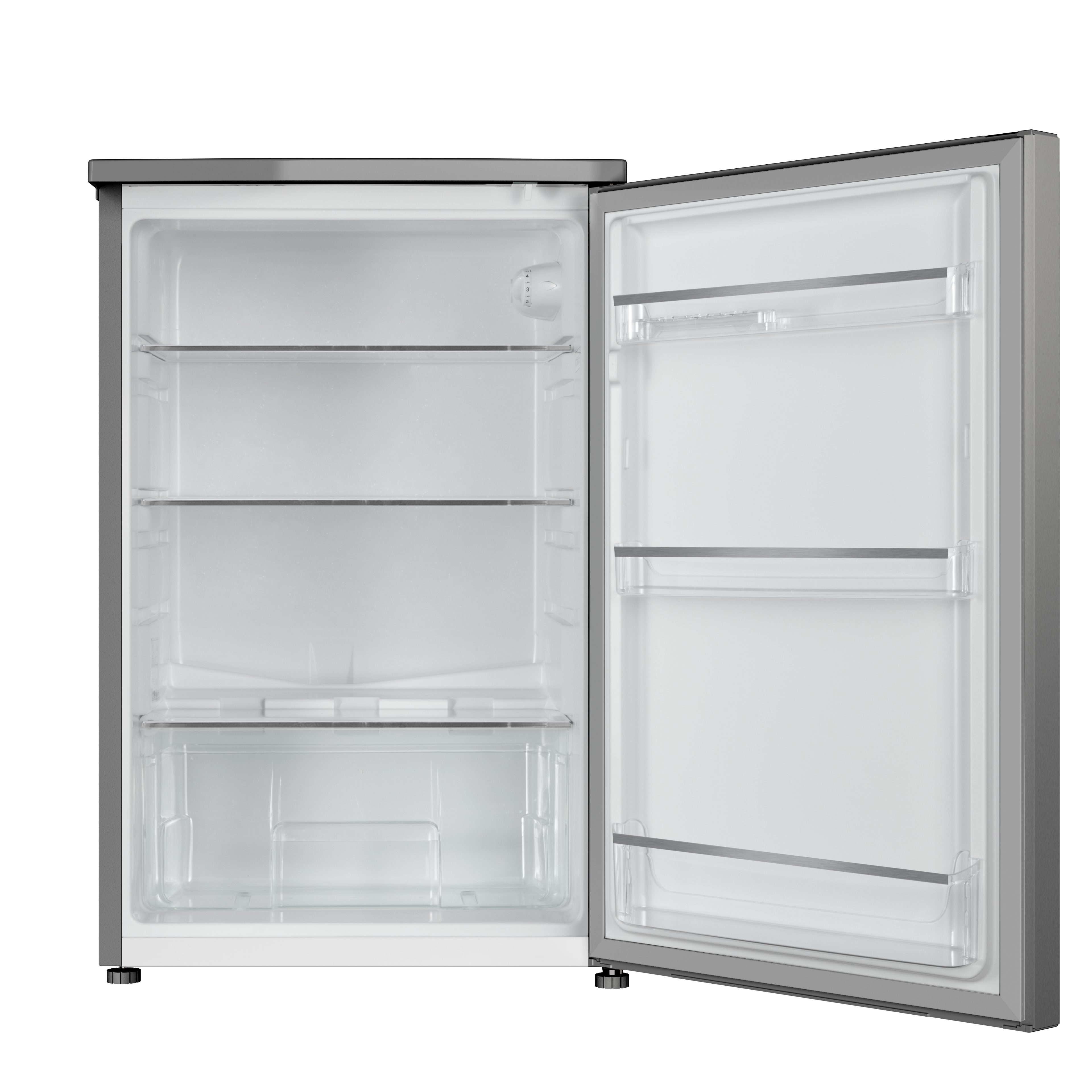 Amica Vollraumkühlschrank VKS 351 125 E, 85 cm hoch, 55 cm breit, Eleganter Kompaktkühlschrank mit flexiblem Stauraumkonzept