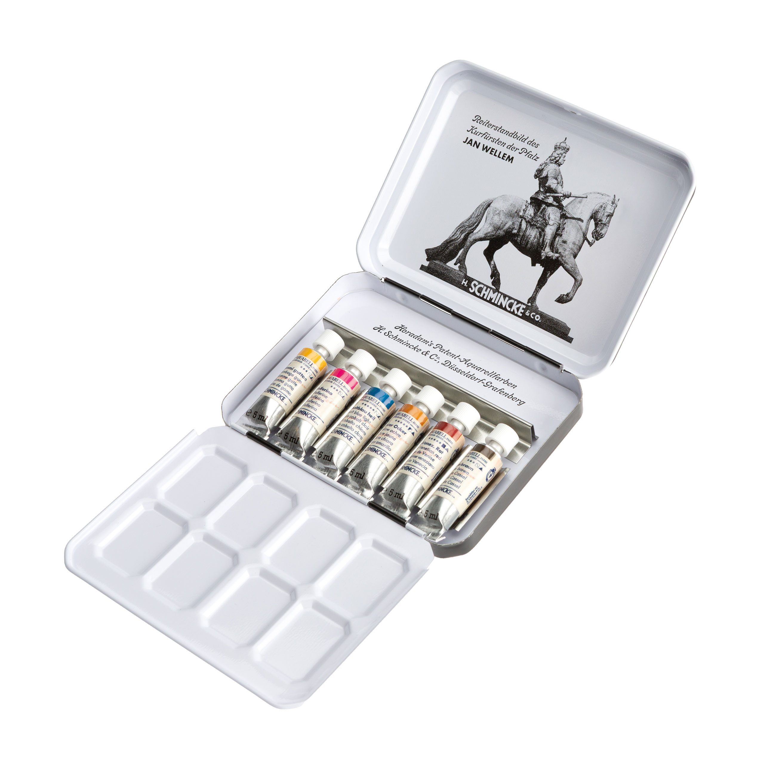 Schmincke Aquarellfarbe Schmincke Horadam Aquarell Retro Reisekasten 6 x 5ml - 74 673 097