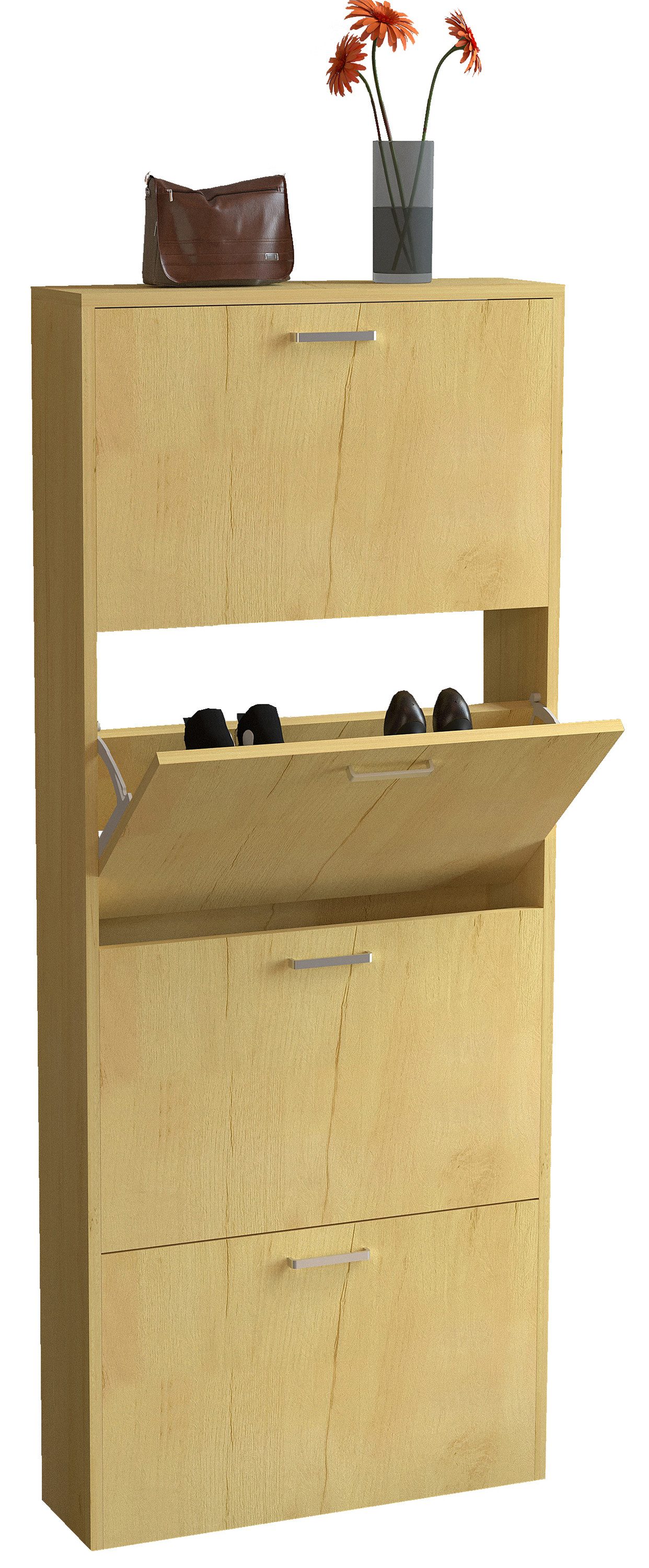VCM Schuhschrank Holz Schuhregal Schuhschrank Schuhkipper günstig online kaufen
