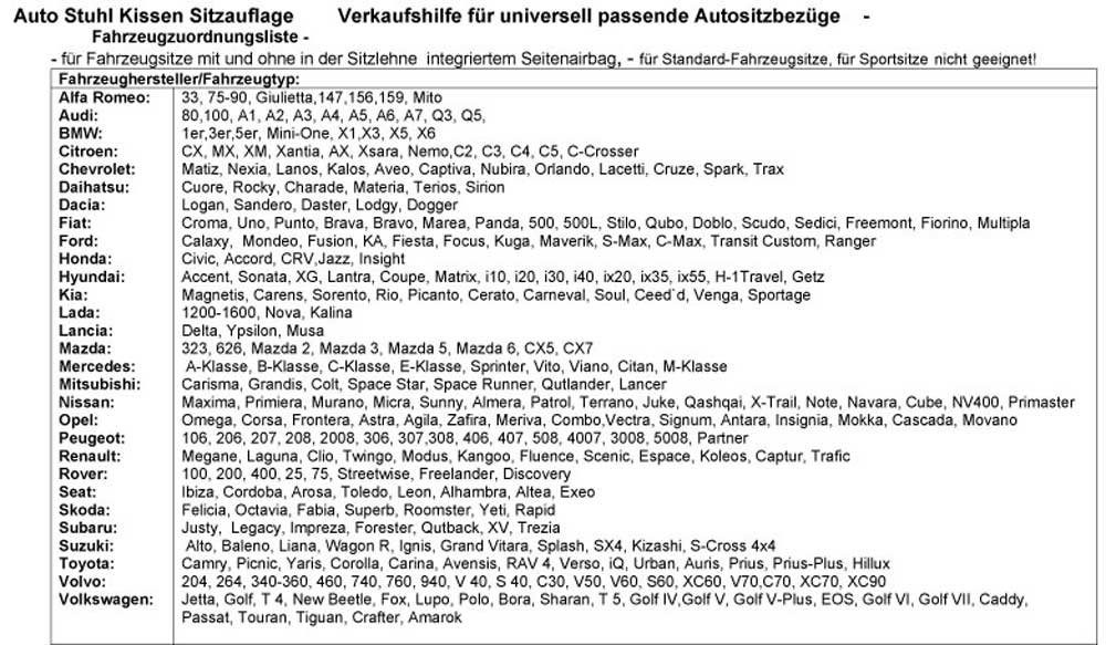 RÖKÜ-OTTO Autositzbezug Sitzbezug Triangel rot 11-teilig 20601