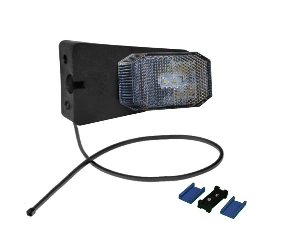 Anhänger Flexipoint 1 LED weiß m. Halter+0,5m Kabel+DC-Verbinder - 31-6369-007