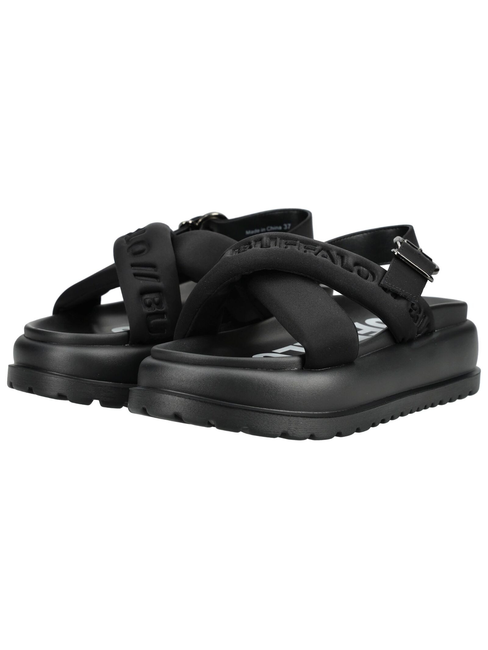 Buffalo Buffalo Sandalen Textil Plateausandaletten – Bild 4 von 5