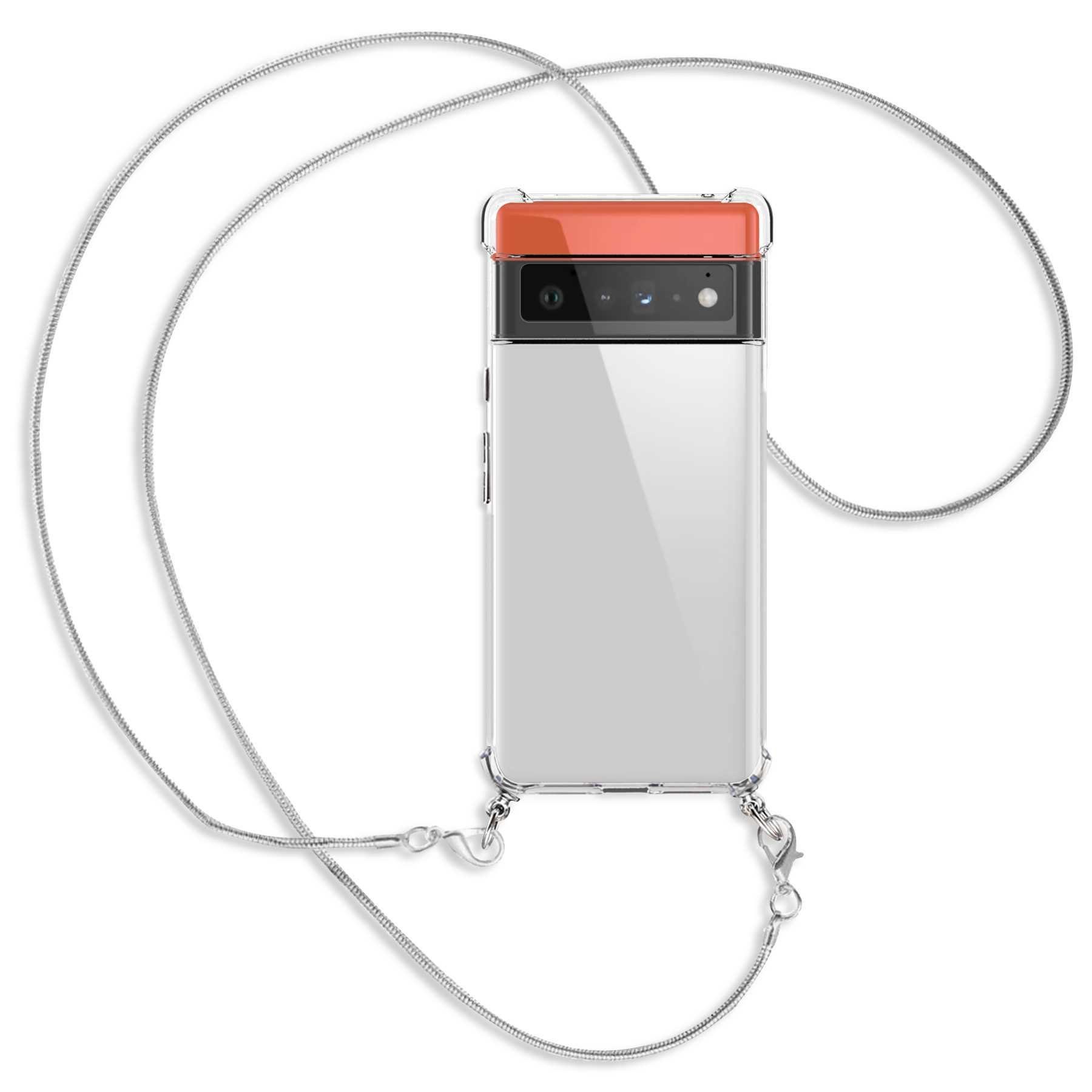 mtb more energy Handykette für Google Pixel 6 Pro [NC-449-MK], Umhängehülle mit Metallkette [NC-449-MK]