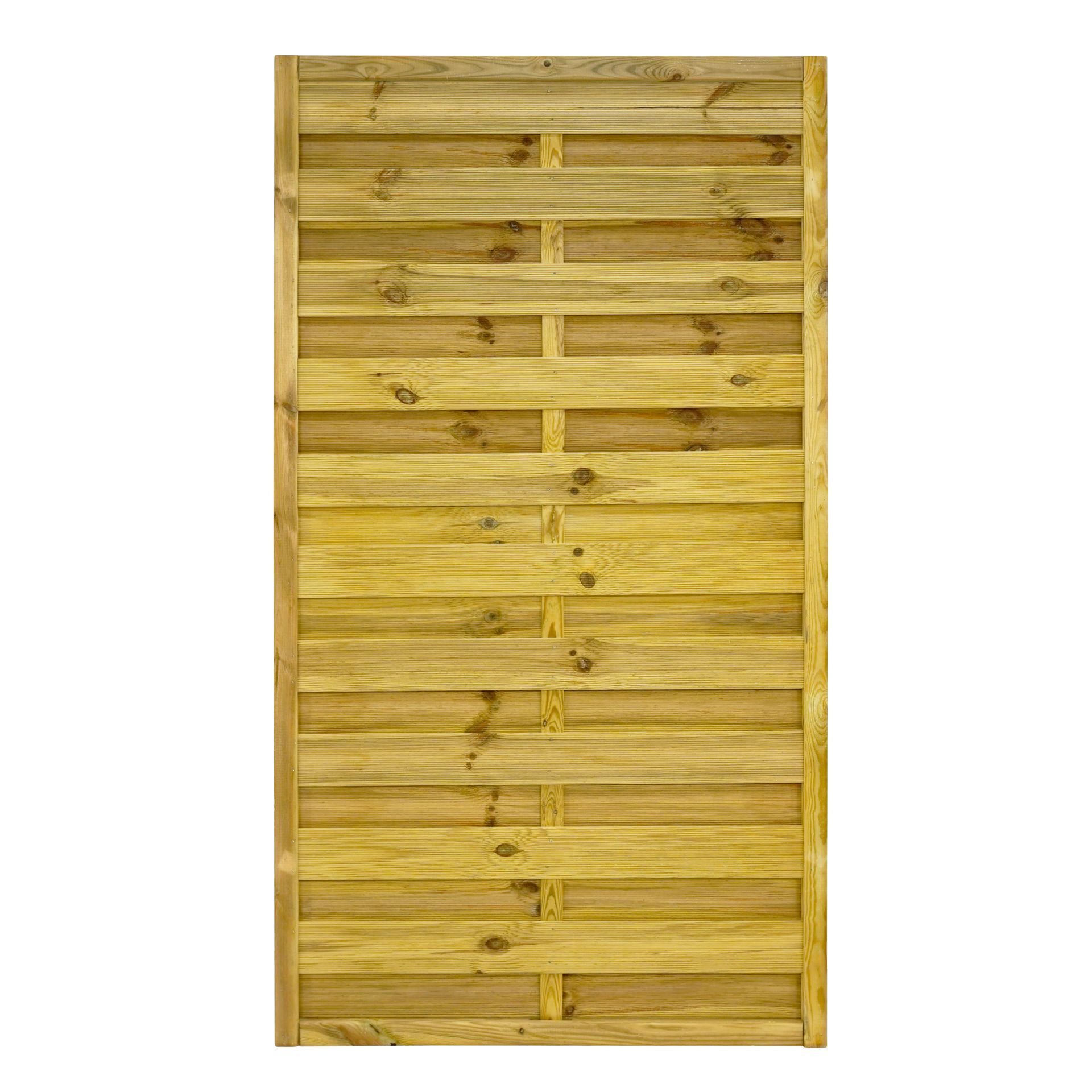 GartenLand Zaun Sichtschutzzaun Vario gerade Kiefernholz – Kesseldruckimprägniert, (Set, Ohne Pfosten)