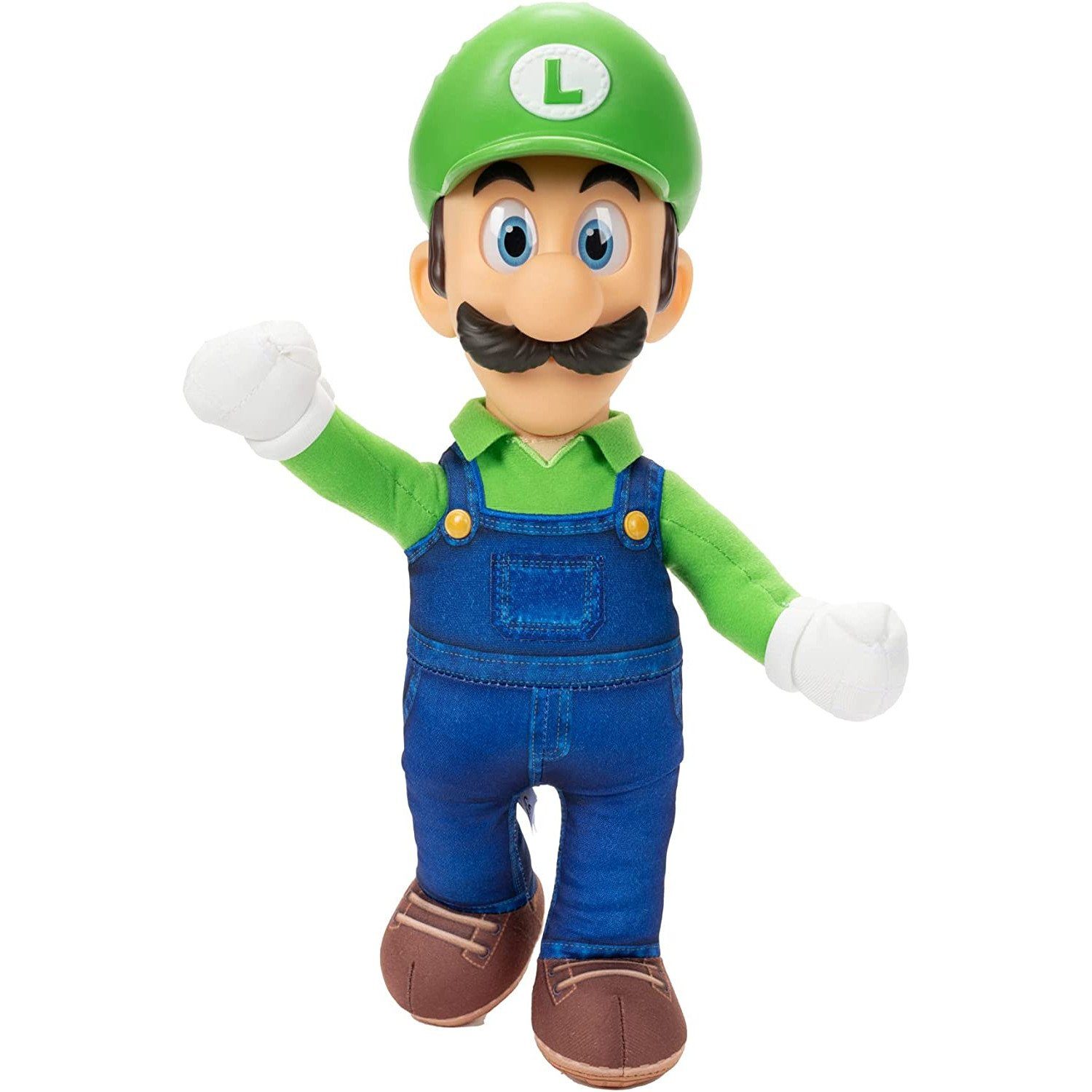 Jakks Pacific Actionfigur, SUPER MARIO Movie Luigi, Plüsch, 38cm