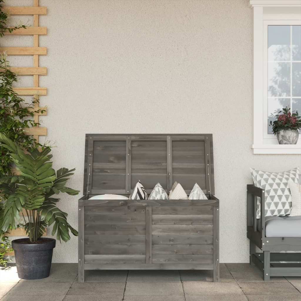 vidaXL Auflagenbox 99 x 495 x 585 cm Gartentruhe Kissenbox Kissentruhe Auflagenbox Holztr