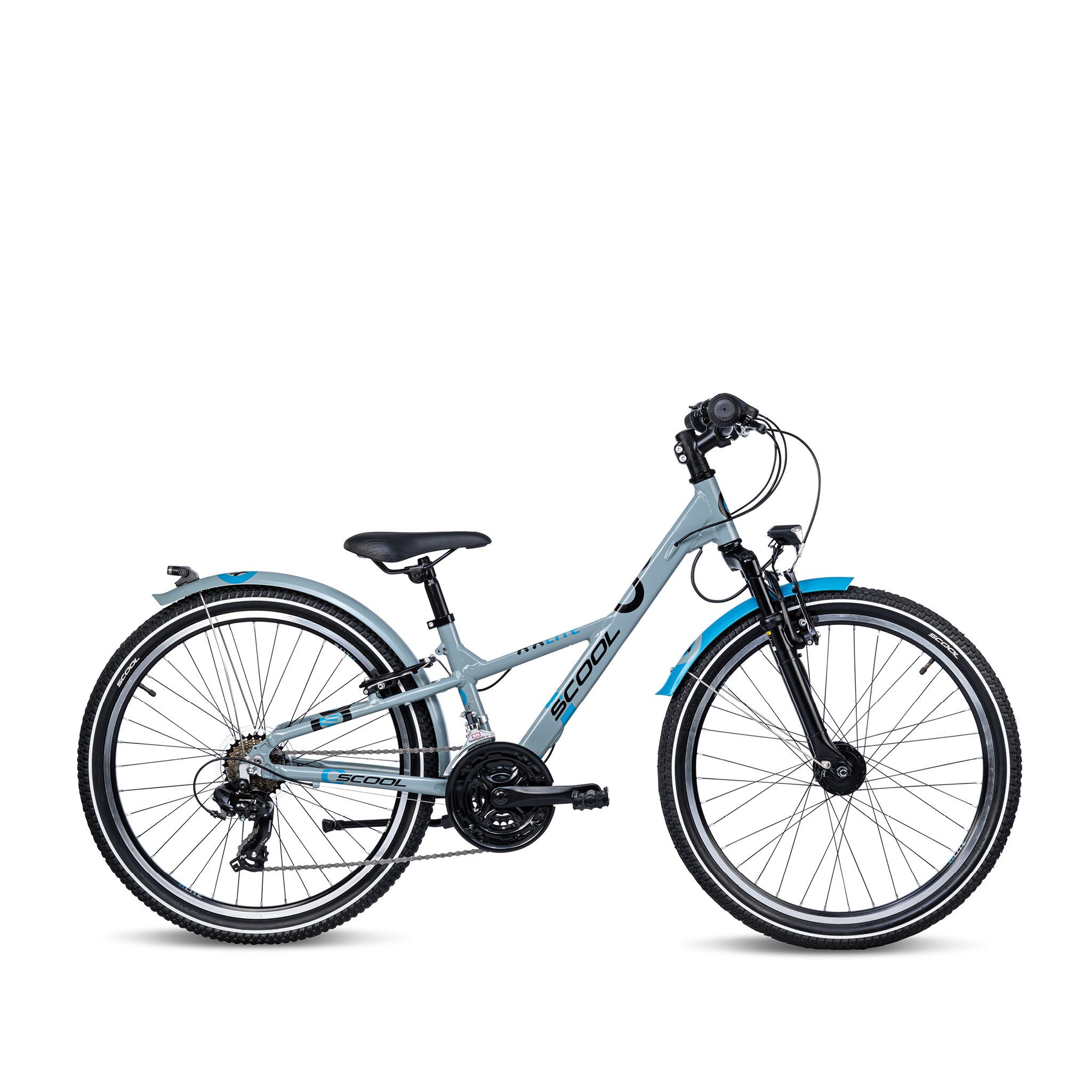 S’COOL Jugendfahrrad XXlite 24 Zoll, Kinderfahrrad, Jugendfahrrad, leichtes Fahrrad, 21 Gang