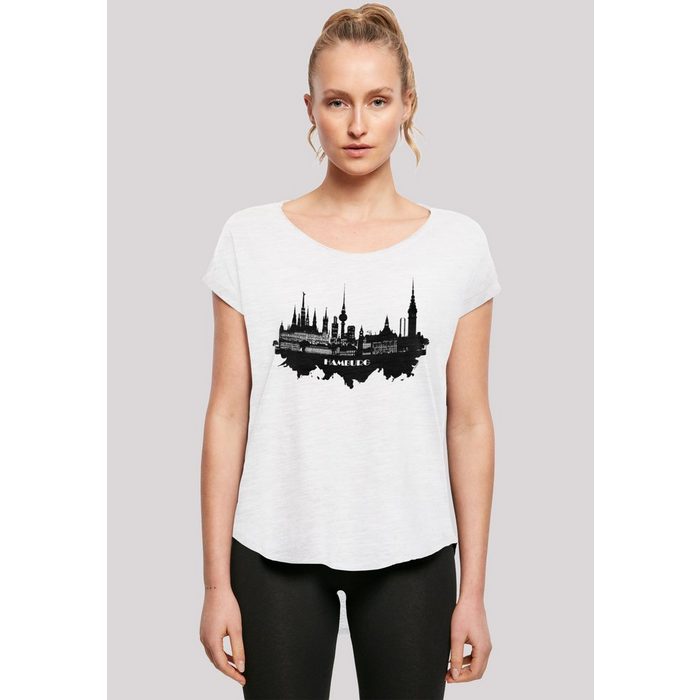 F4NT4STIC T-Shirt Cities Collection - Hamburg skyline