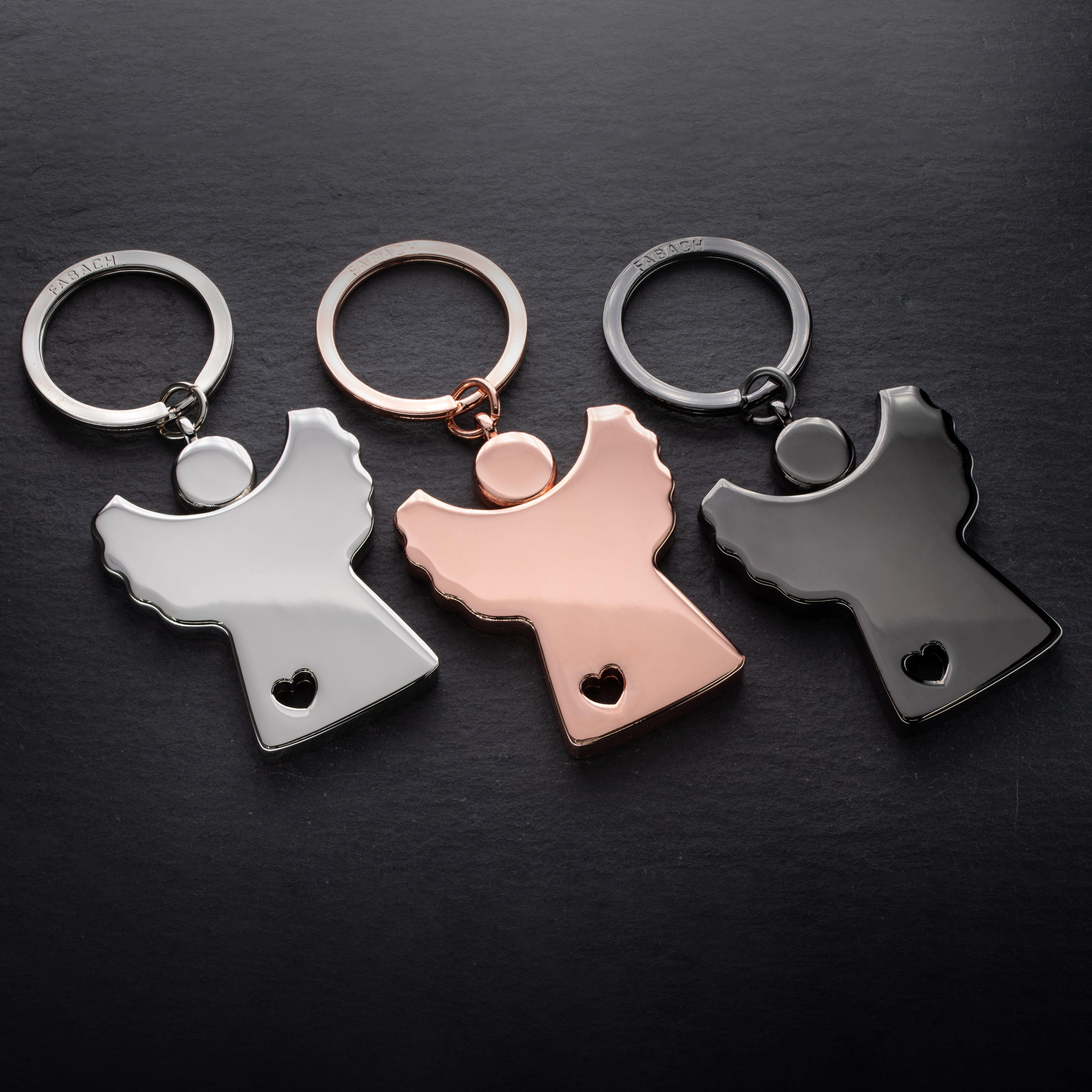 FABACH Schlüsselanhänger Schutzengel Romi mit Herz - Engel aus Metall - Glü günstig online kaufen