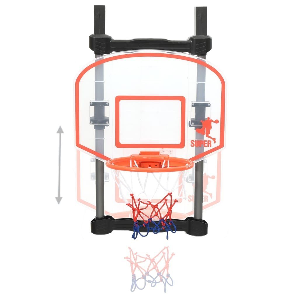 Kinder Basketball-Set Basketballständer für Tür vidaXL Verstellbar