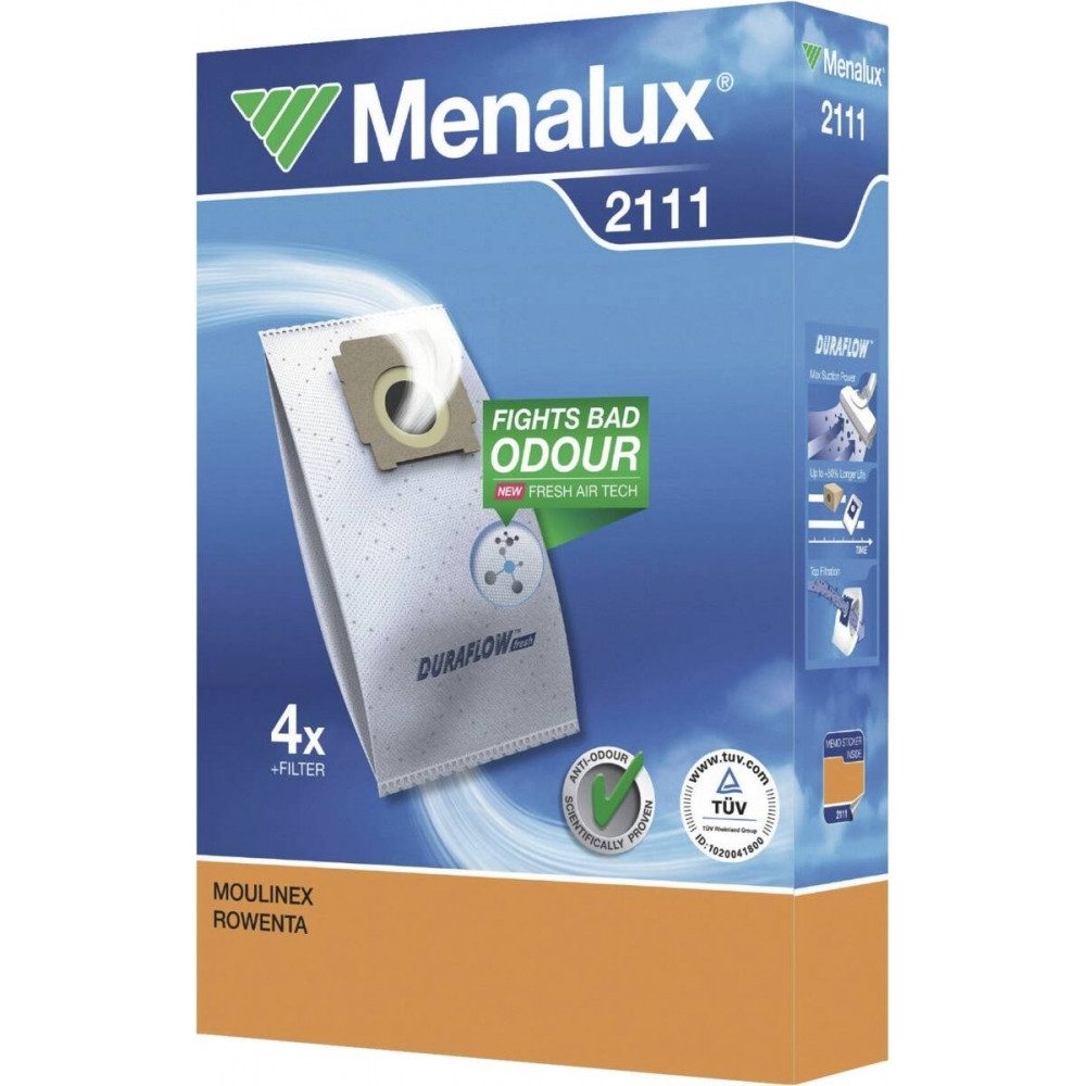 Menalux Пылесборники Menalux 2111 Пылесборники für Staubsauger., passend für Menalux, Hochwertiges synthetisches Material