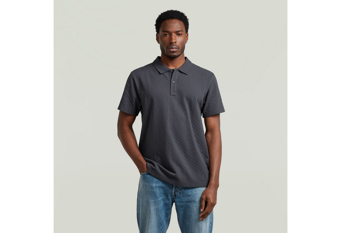G-STAR Poloshirt Core Regular Jacquard Polo aus Baumwolle