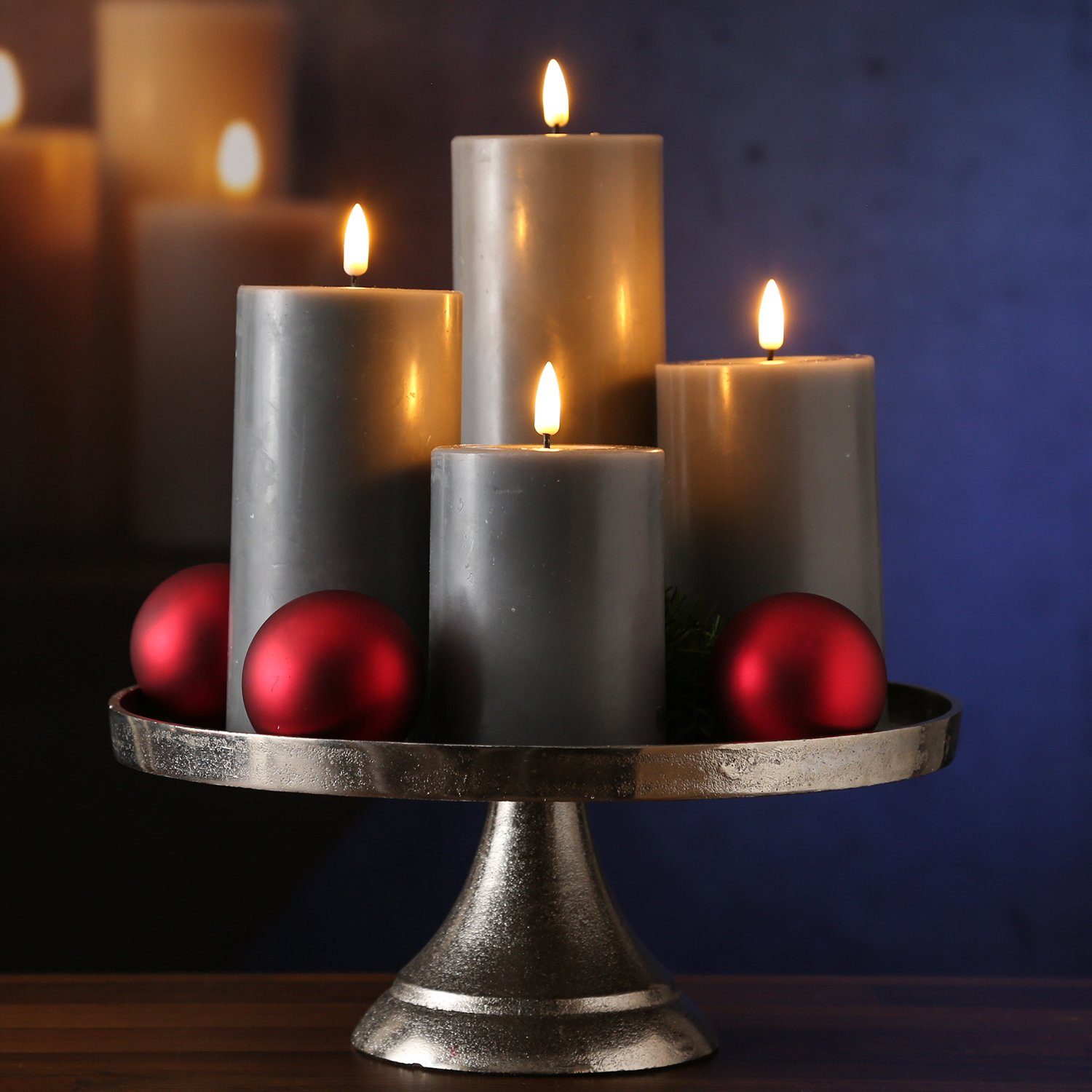 Deluxe Homeart LED-Kerze LED Kerzenset MIA günstig online kaufen