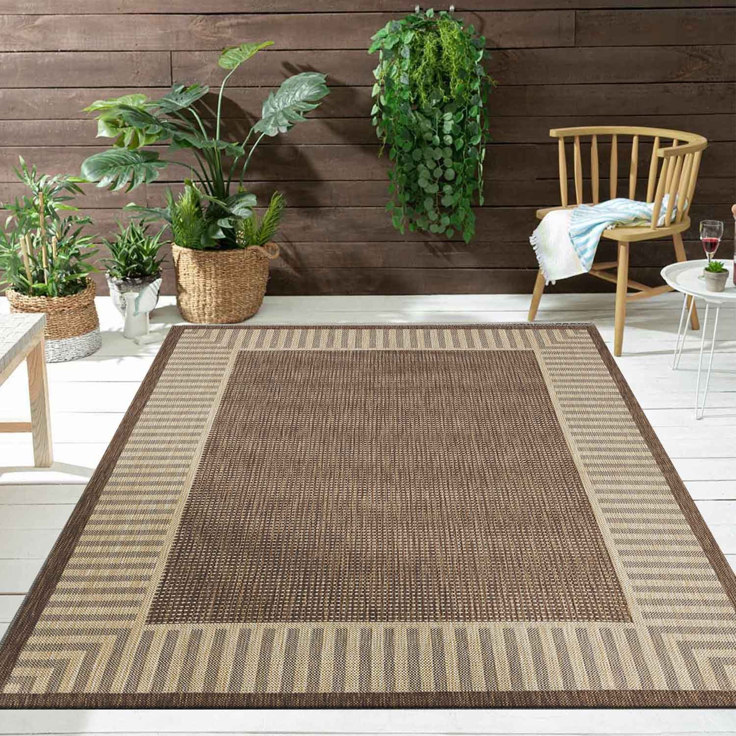 Vimoda Outdoorteppich In-und Outdoor Teppich Terrassen günstig online kaufen